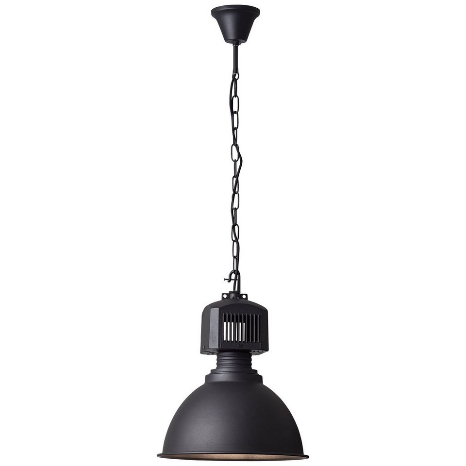 Brilliant Pendelleuchte Blake, Lampe Blake Pendelleuchte 39cm schwarz 1x  A60, E27, 60W, geeignet fü