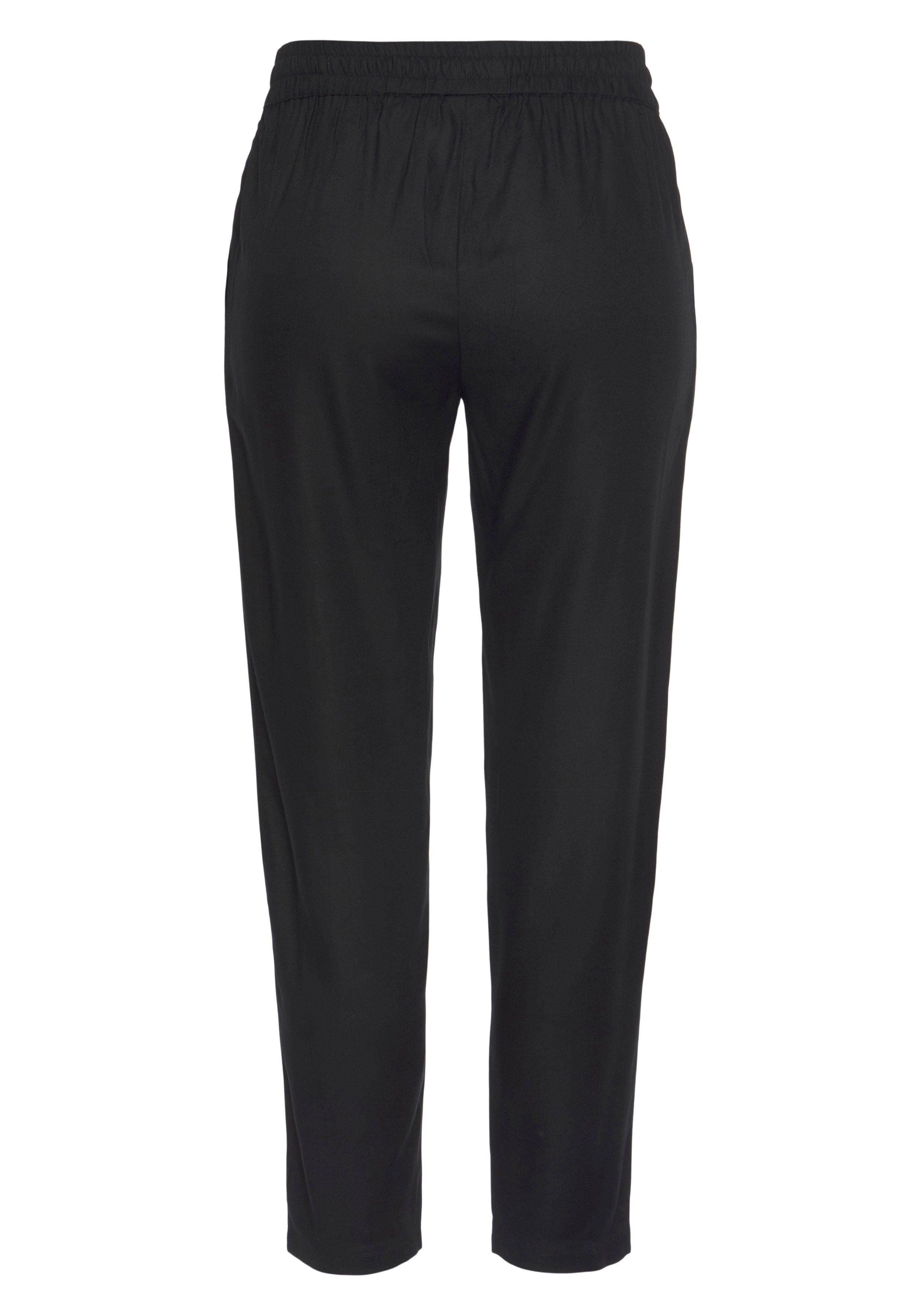 LASCANA Schlupfhose aus sehr leichter, bequemer Viskose bequeme Sommerhose im Business-Look, Schlupfhose – Bild 4 von 5