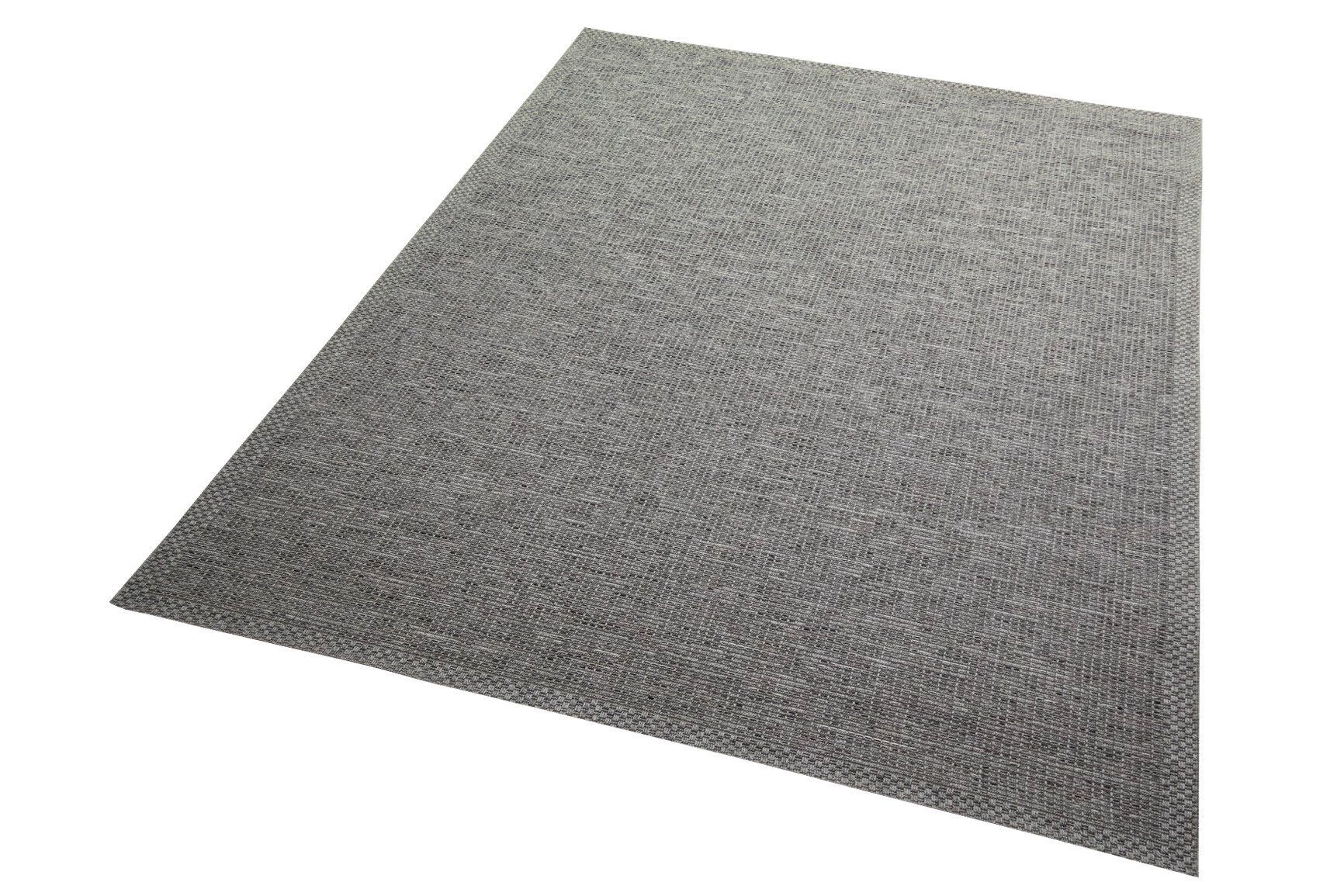 Carpetia Teppich Indoor & Outdoor Teppich Sisal Optik - grau, rechteckig, H günstig online kaufen