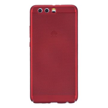 König Design Handyhülle Huawei P10 Plus, Huawei P10 Plus Handyhülle Backcover Rot