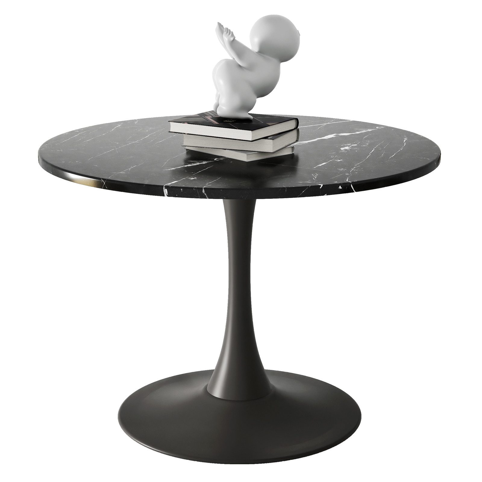 TWSOUL Esstisch Moderner Esstisch Rund, Küchentisch Esszimmertisch Ø 80 günstig online kaufen