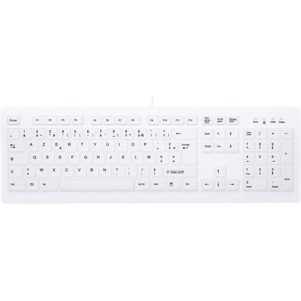 Cherry AK-C8100F-U1-W/FR - Tastatur - weiß PC-Tastatur