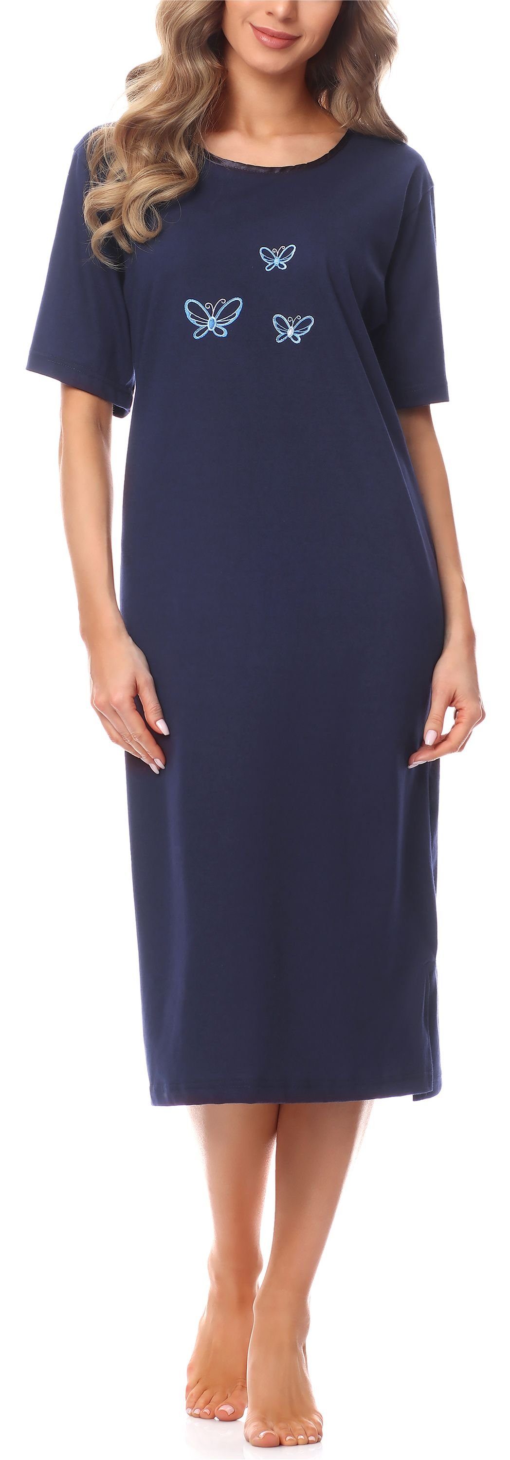 Merry Style Nachthemd Damen Kurzarm Nachthemd günstig online kaufen