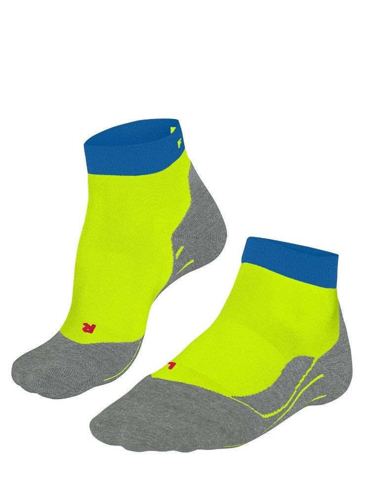 FALKE Laufsocken RU4 Endurance Short (mittelstarke Polsterung) grau/grün He günstig online kaufen