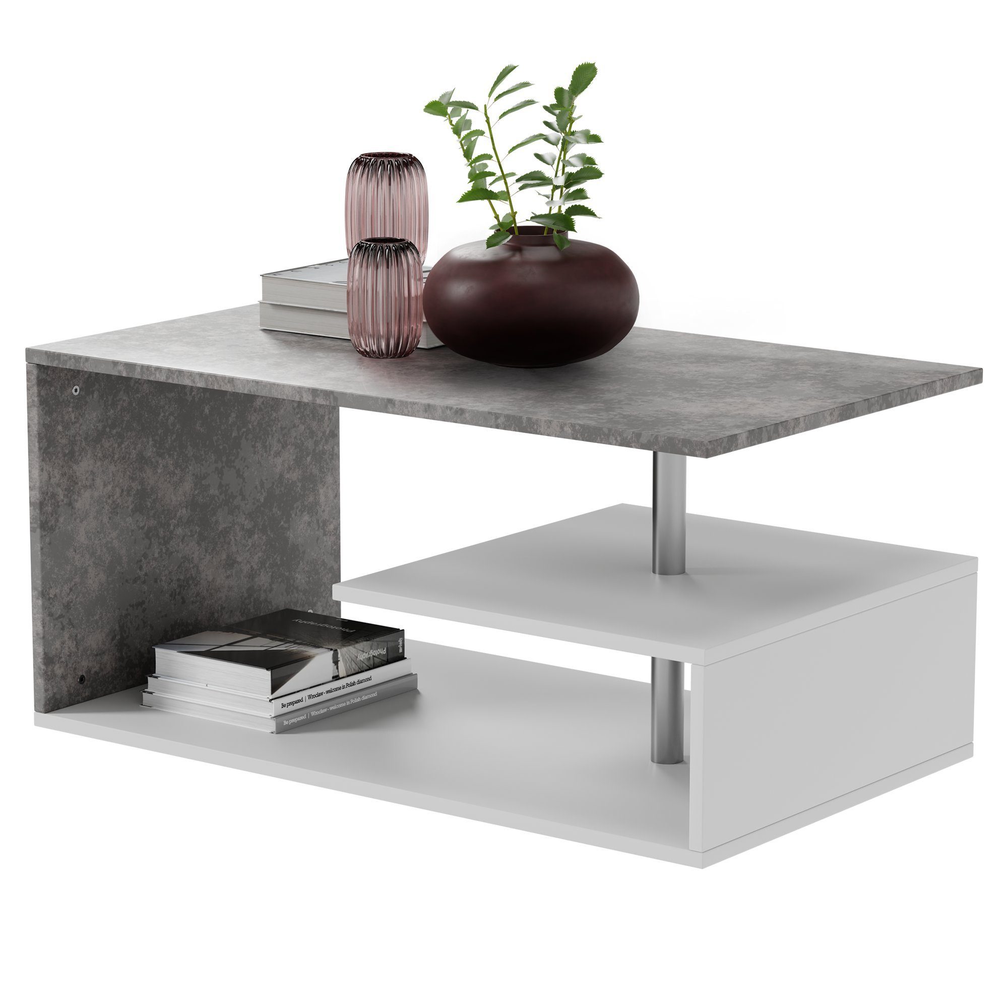 MIADOMODO Couchtisch Couchtisch Sofatisch Wohnzimmertisch Kaffeetisch günstig online kaufen