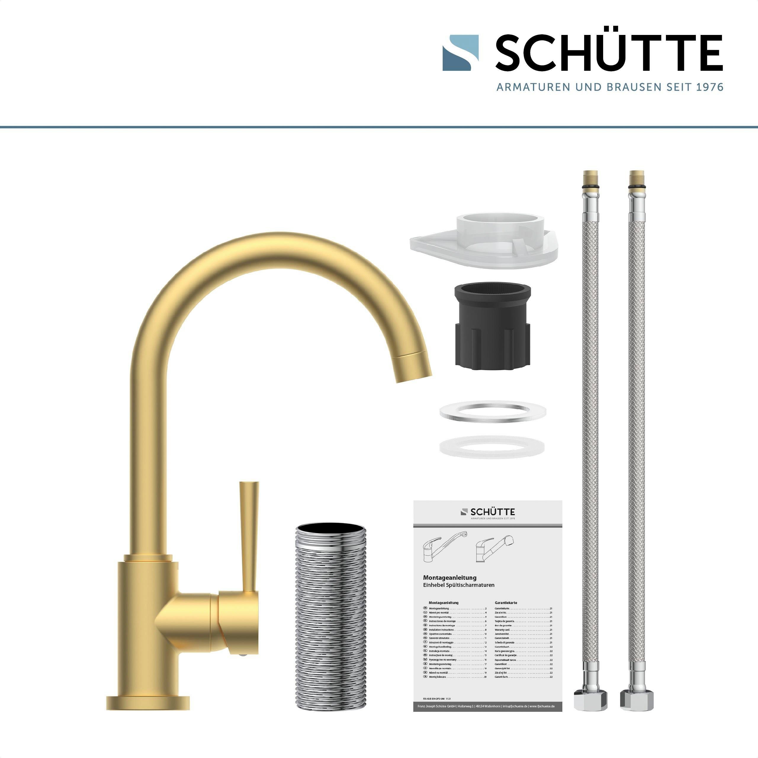 Schütte Spültischarmatur CORNWALL energiesparender Cold-Start, 360° günstig online kaufen
