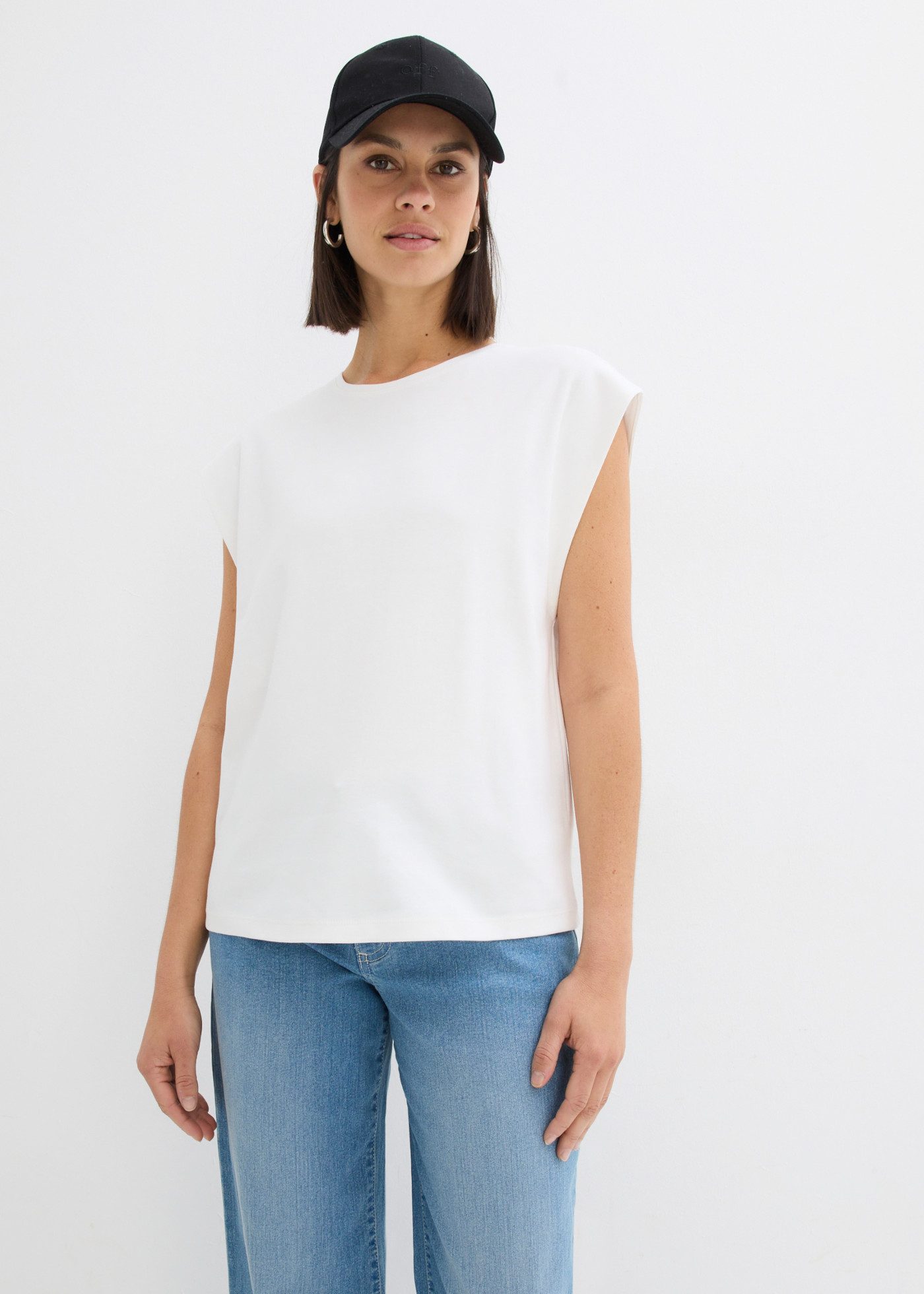 bonprix T-Shirt verschiedene Größen, aus Baumwolle, lässige Passform