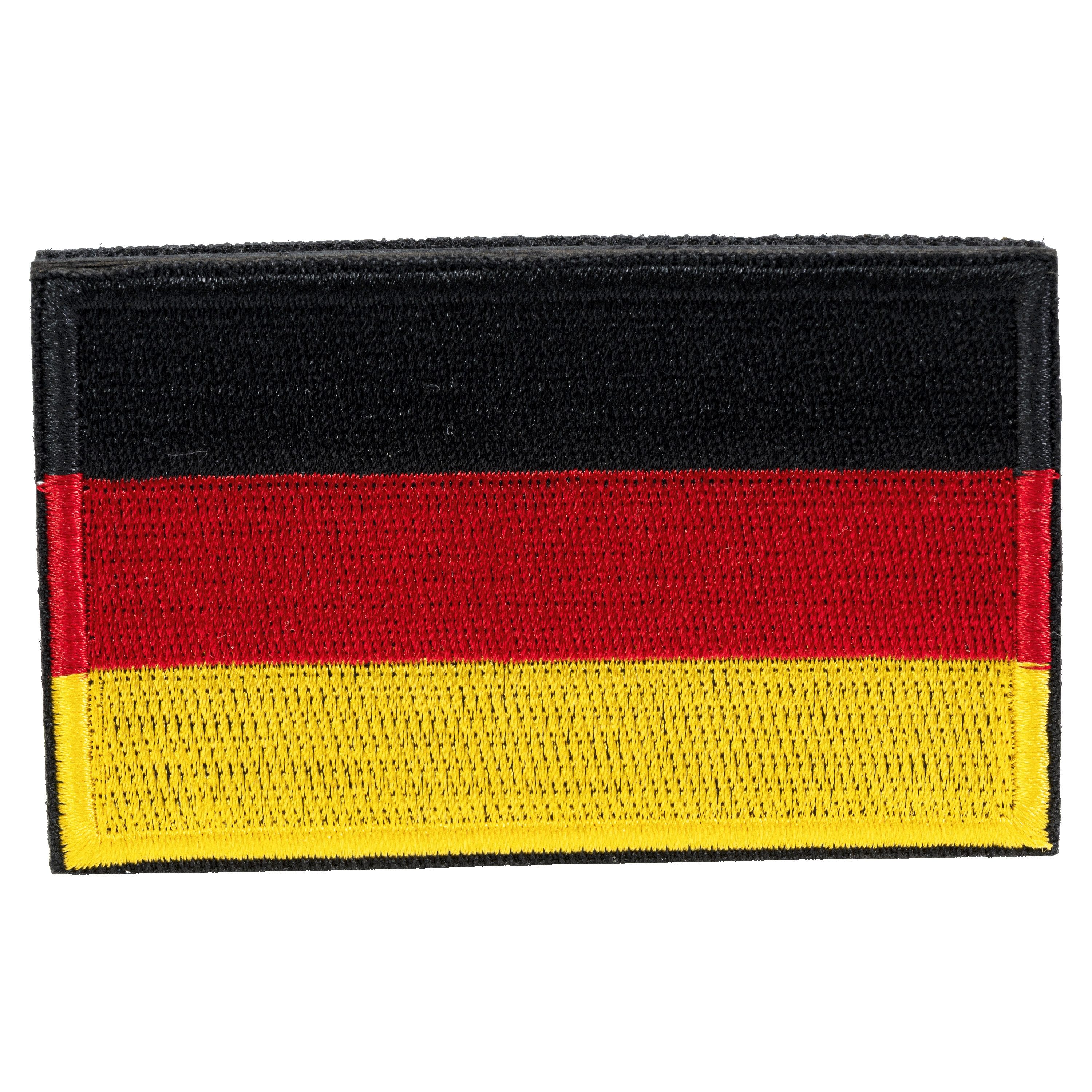 SCHNORR Aufnäher Deutschland Klett-Patch 80 x 50 mm gestickter Flaggen-Patch, Deutschland, Deutschland