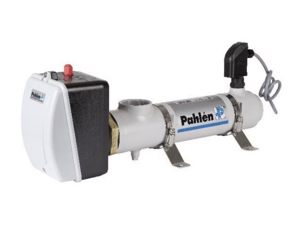 Pahlén Pool-Wärmepumpe Pahlen Elektroheizer Kompakt / Heizstab Titan 15 kW Durchflussschalter
