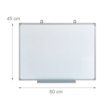 relaxdays Magnettafel »Whiteboard magnetisch«, 45 x 60cm