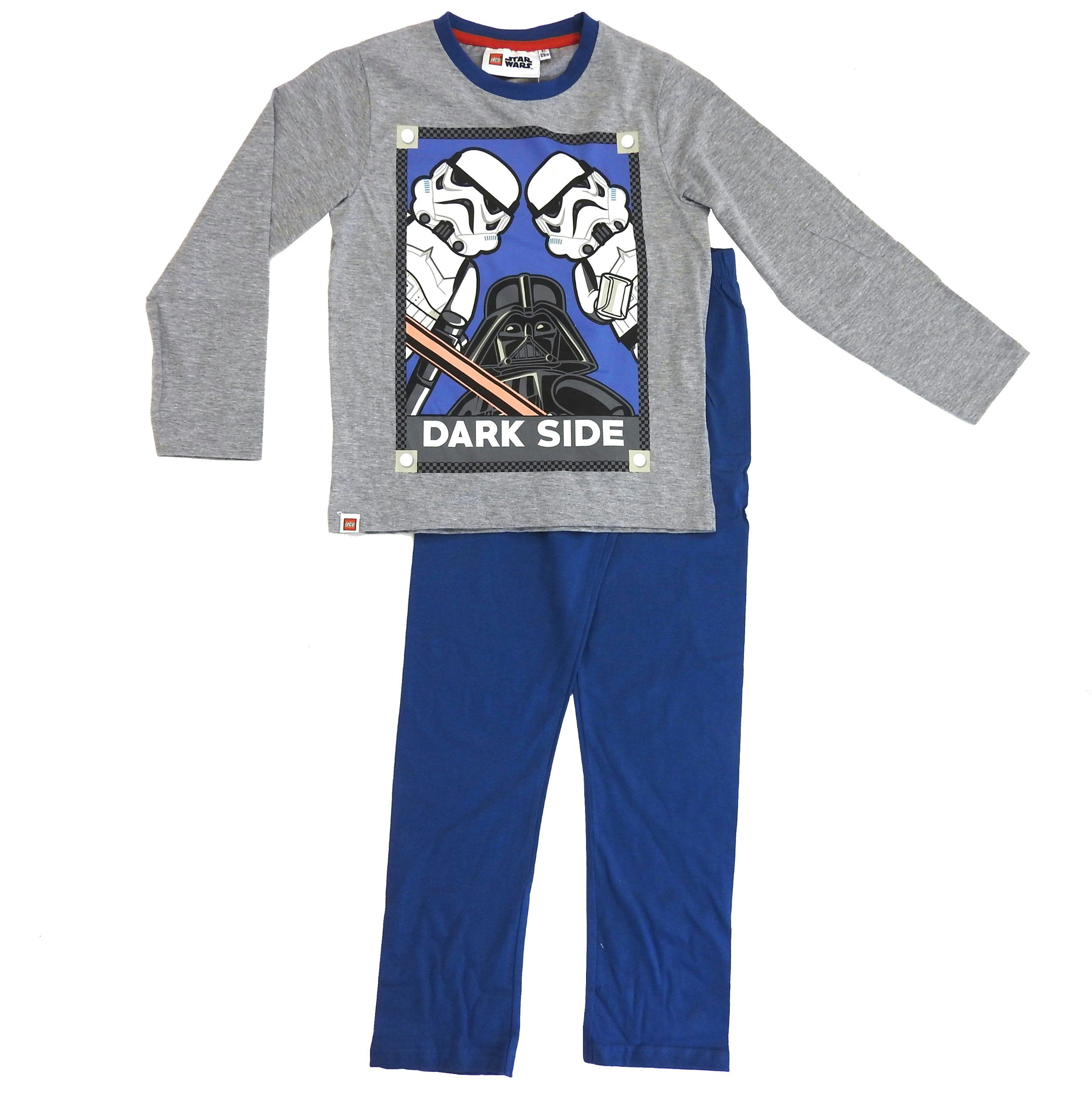 grau lang Schlafanzug LEGO® (Set) Pyjama 2tlg Pyjama Trooper Wear Jungen Kinder Set