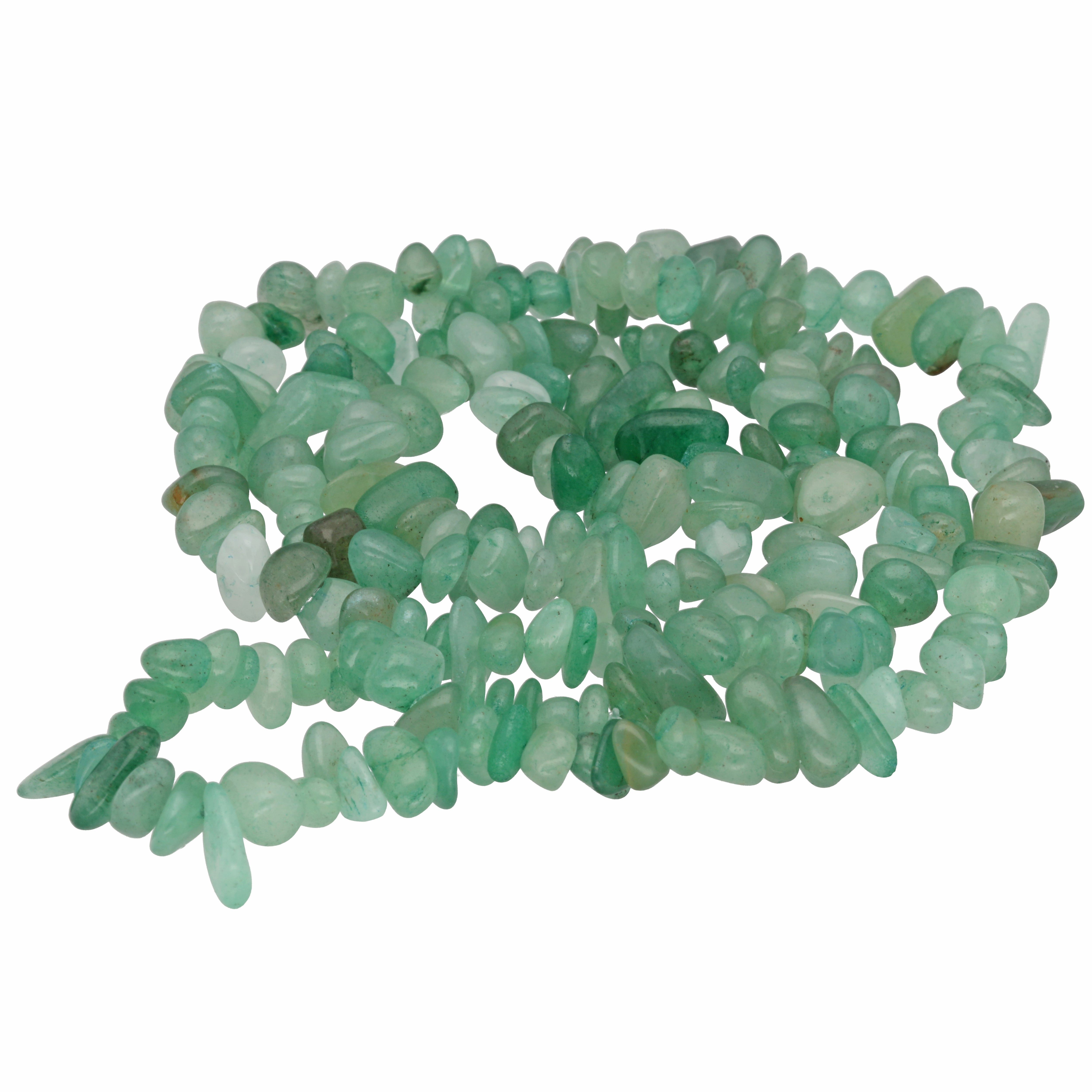 Lebensquelle Plus Kette ohne Anhänger Aventurin, grün Splitterkette, 80 cm