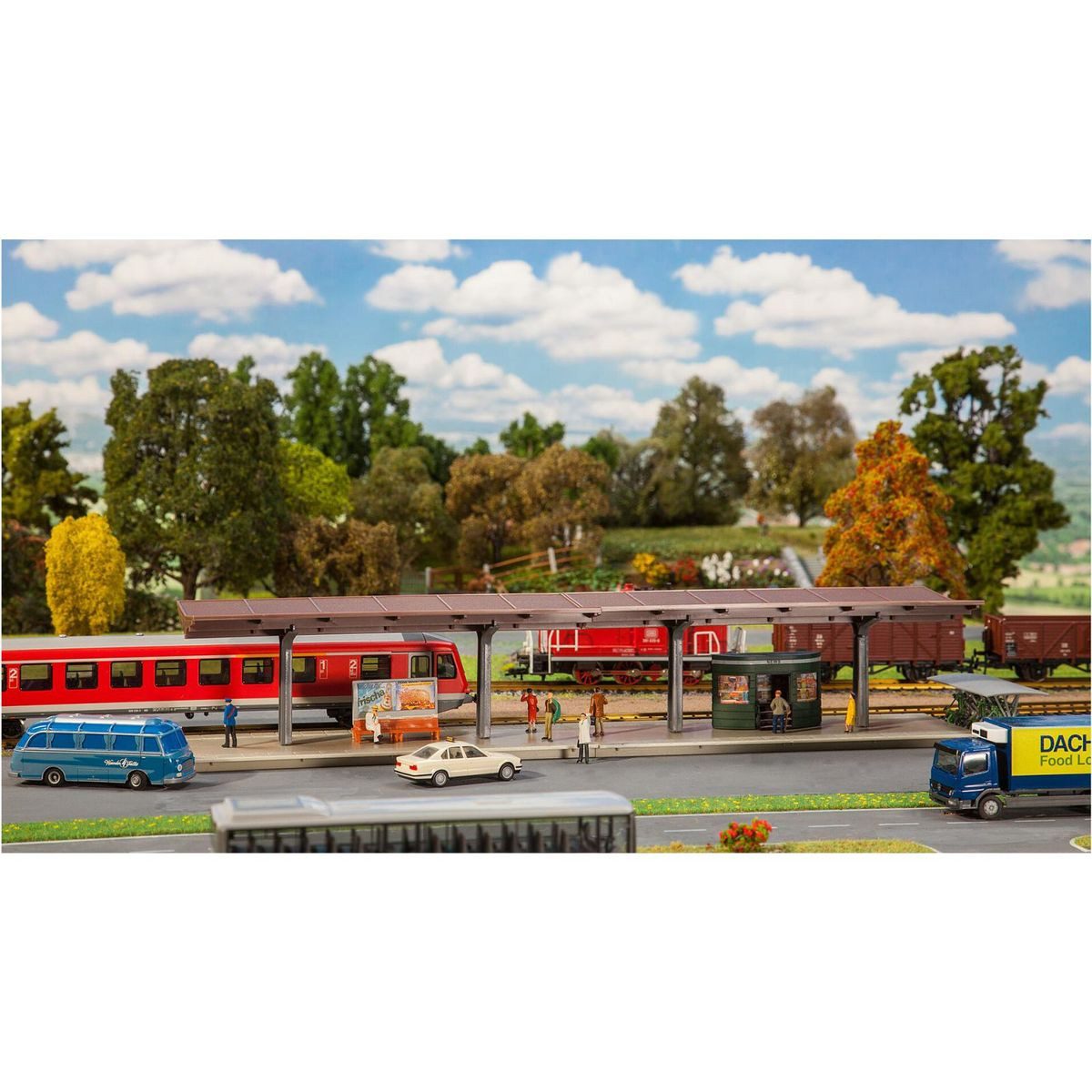 Faller Modellbausatz Faller 131366 2 Bahnsteige H0