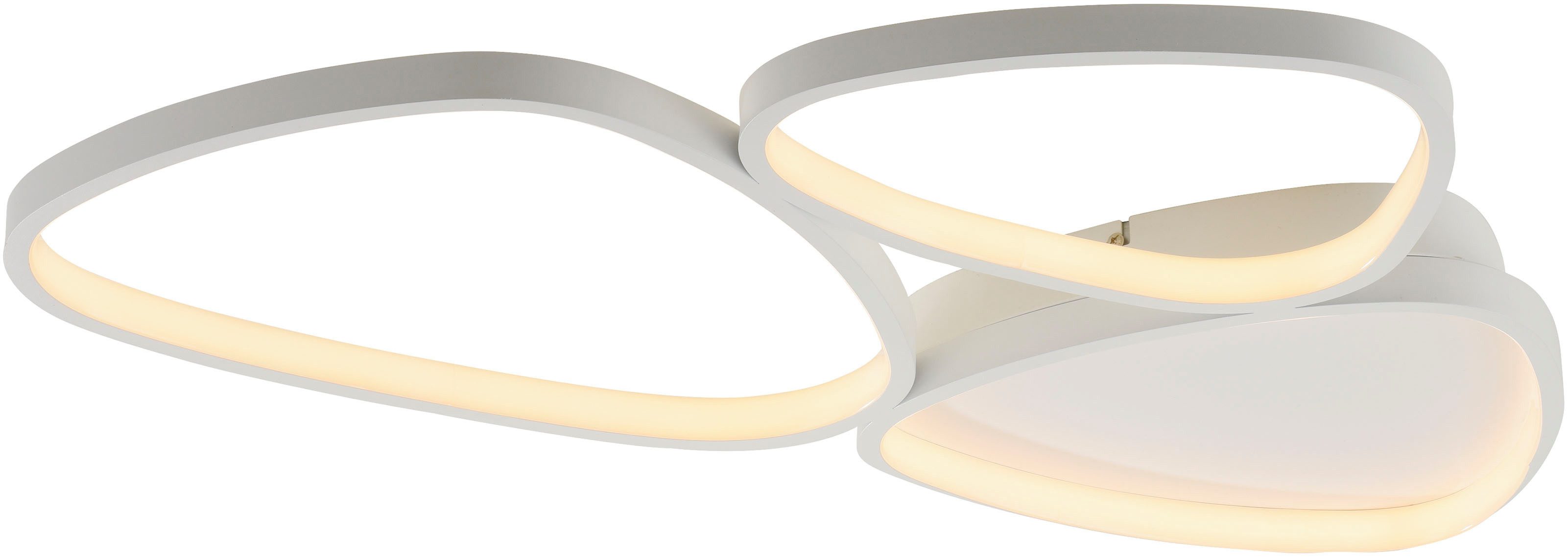 JUST LIGHT Deckenleuchte PEBBLES, Dimmfunktion, LED günstig online kaufen