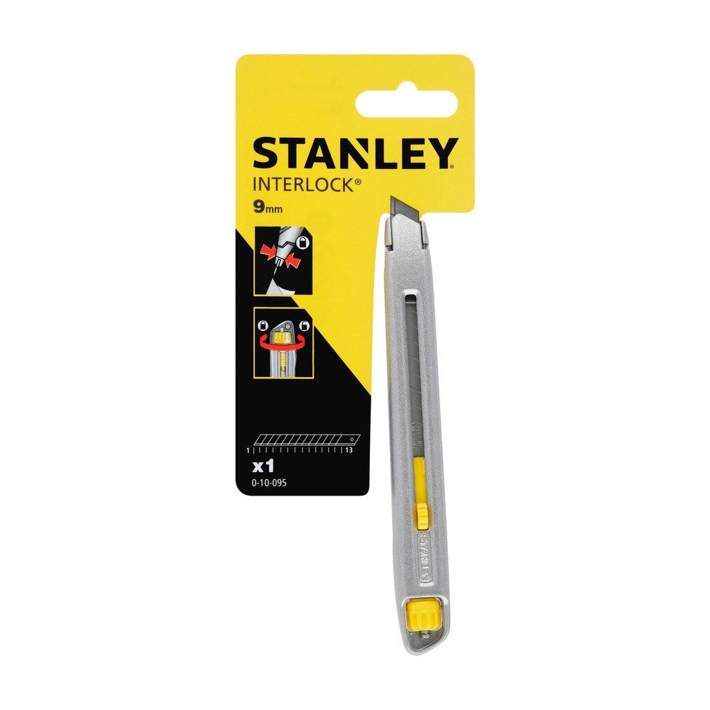 STANLEY Cuttermesser STANLEY 0-10-095 Cutter Interlock 9 mm 1 St.