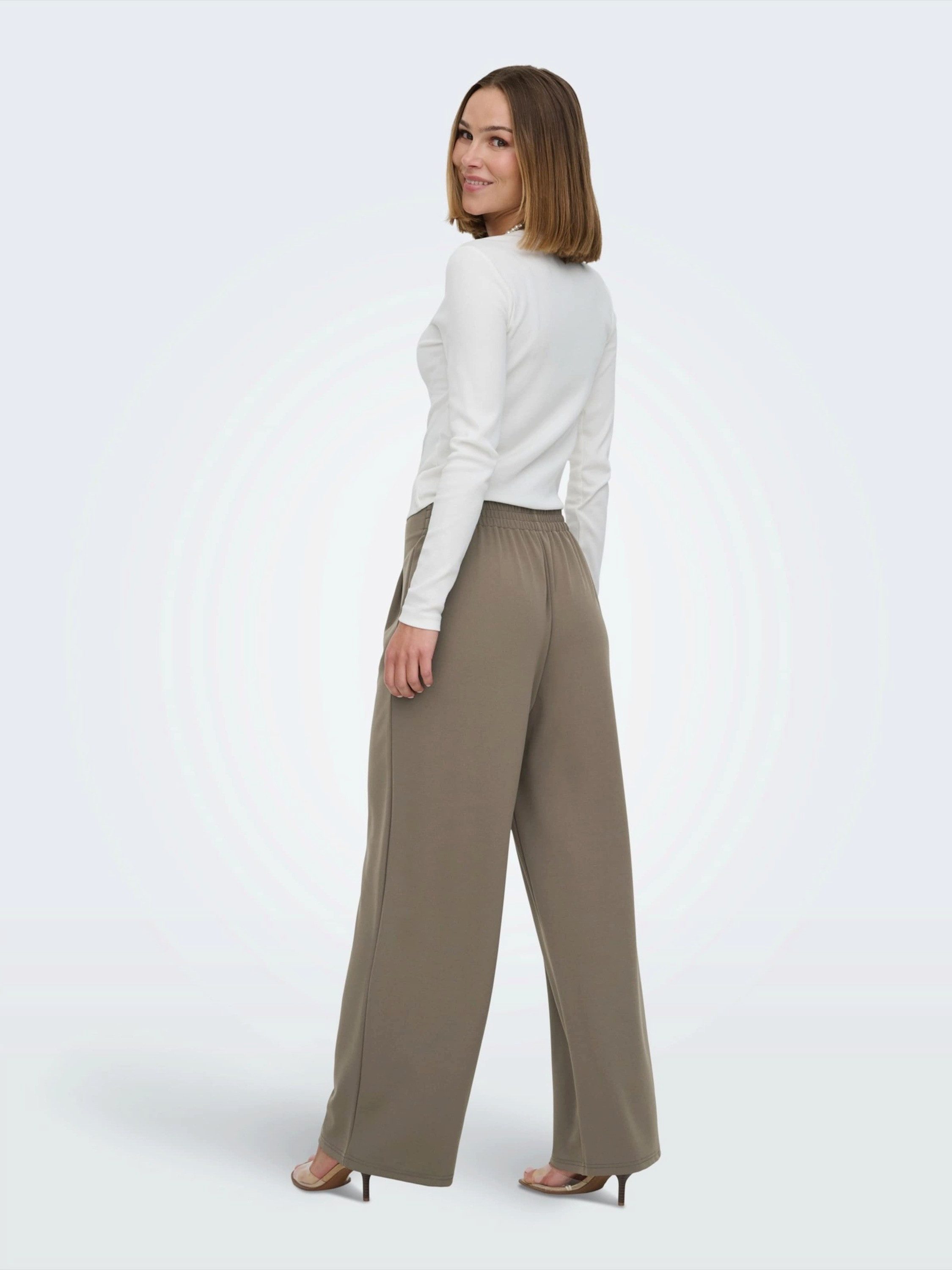 ONLY Bundfaltenhose ONLCECILIA (1-tlg) Drapiert/gerafft