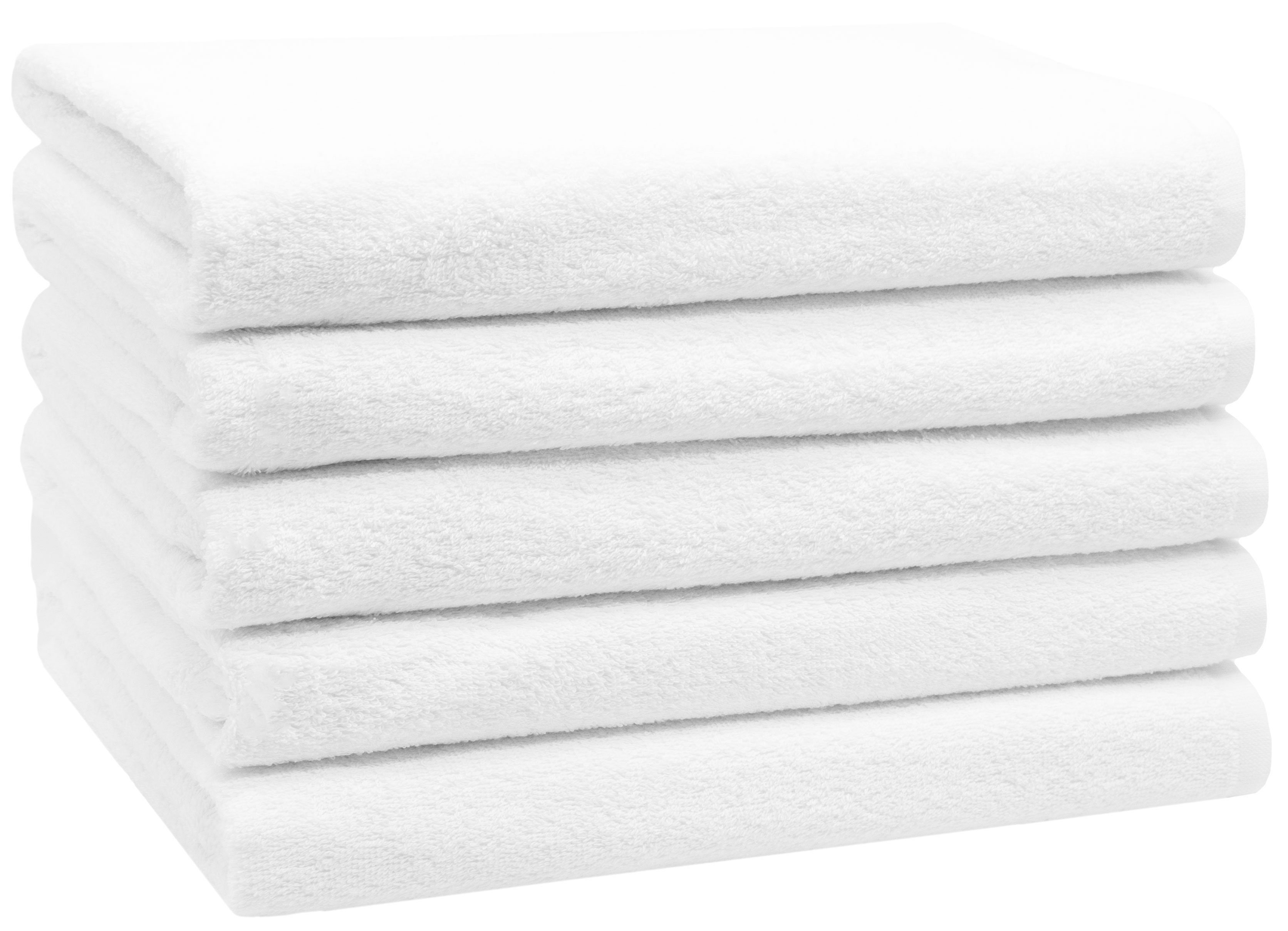 ZOLLNER Duschtücher, Walkfrottier (5-St), 70 x günstig online kaufen