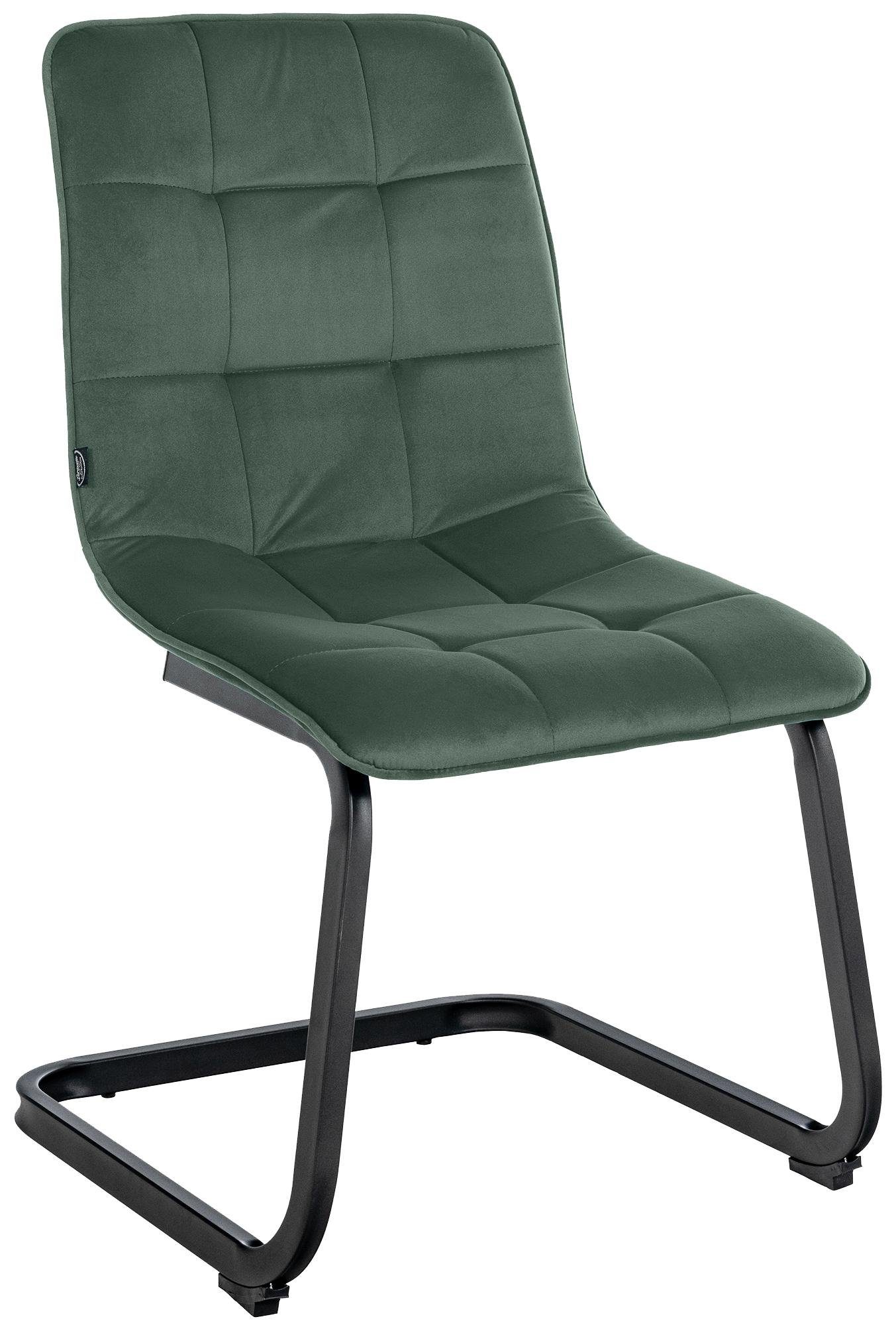 CLP Esszimmerstuhl Vermont, Freischwinger-Stuhl mit Samt-Bezug günstig online kaufen