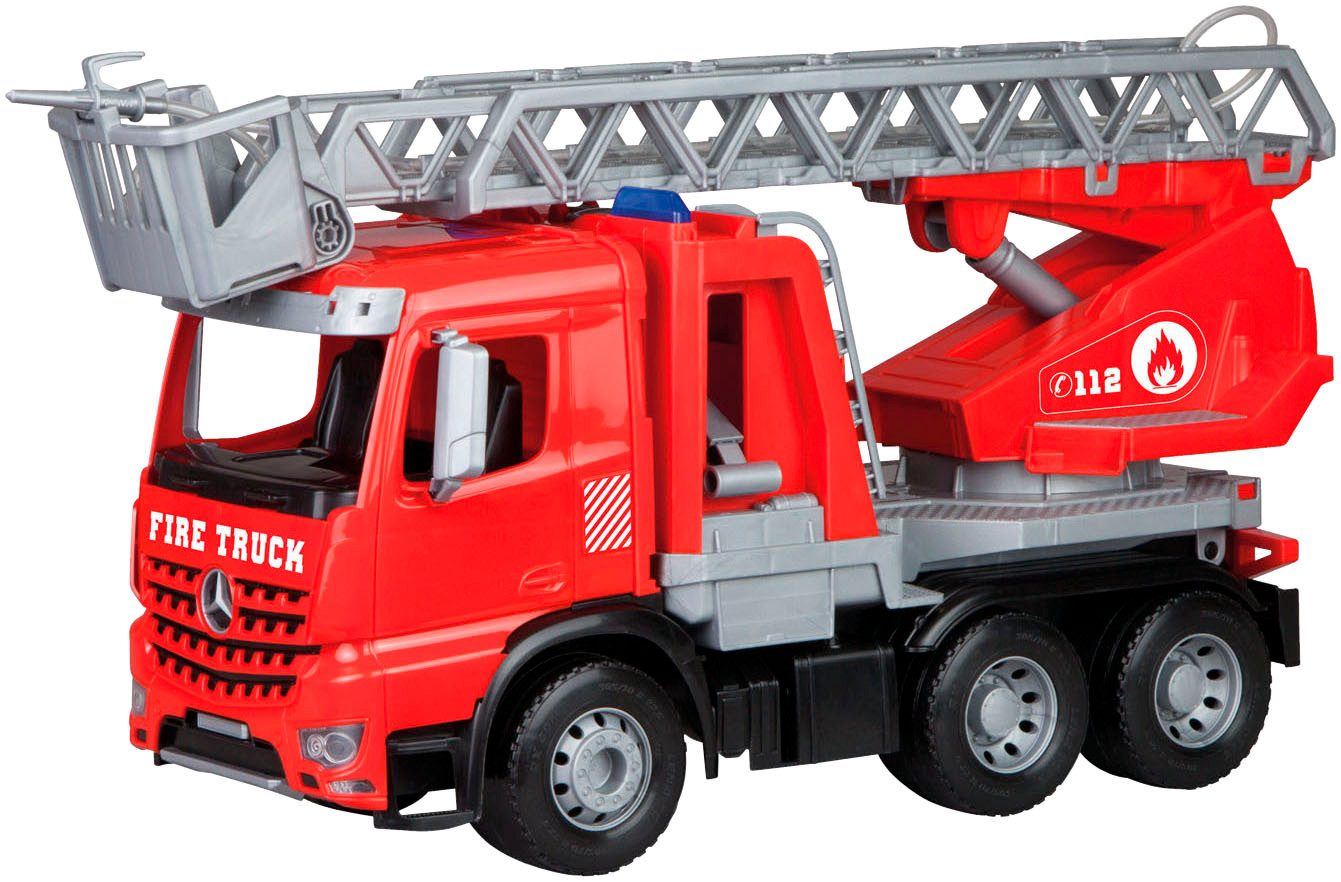 Lena® Spielzeug-Feuerwehr Worxx, Leiterfeuerwehr Mercedes Arocs, Made in Europe