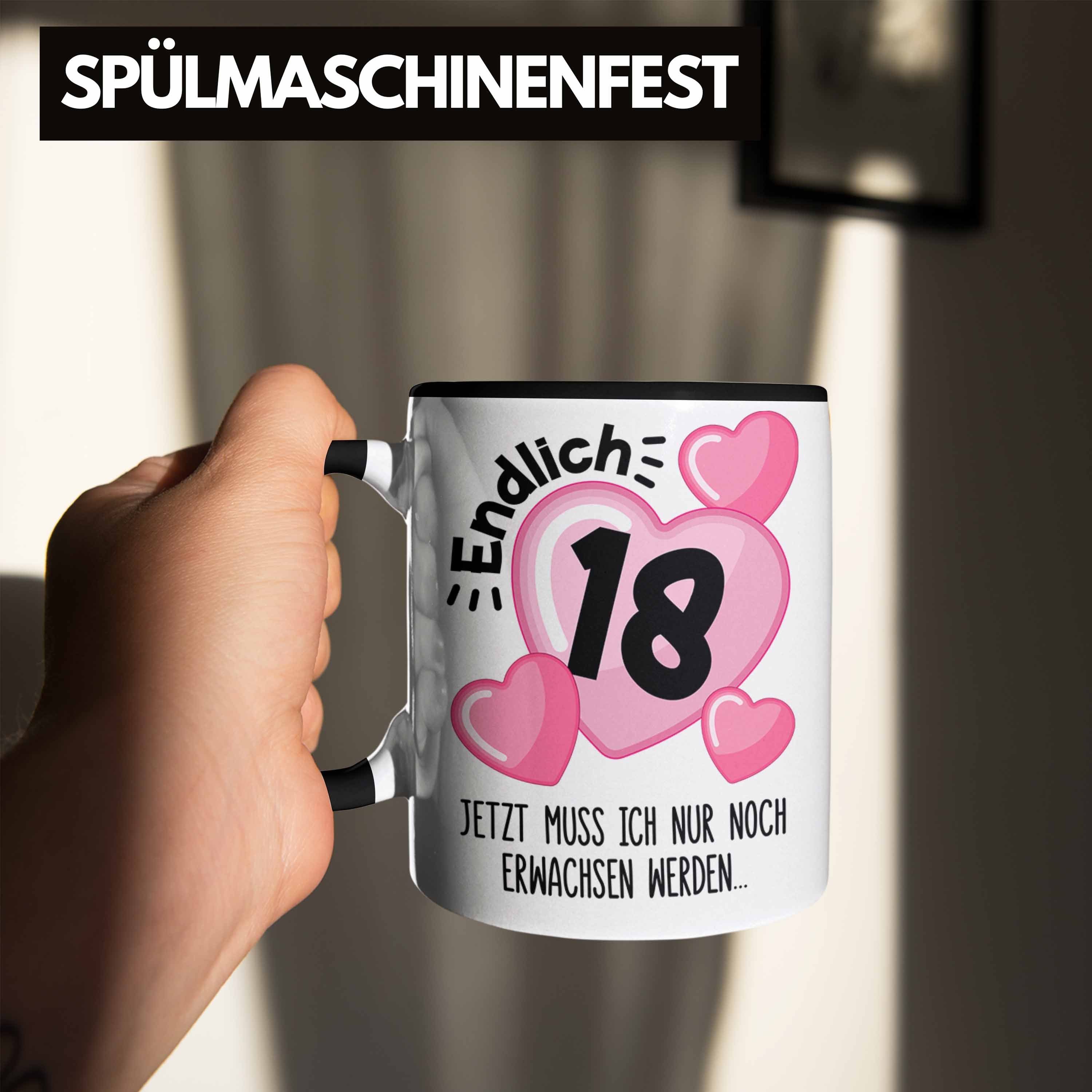 Trendation Tasse Trendation - 18. Geburtstag Tasse Geschenk Mädchen Geschenkidee Lustig Spruch 18 Geschenke Geschenkideen zum 18 Bday 18er – Bild 5 von 5