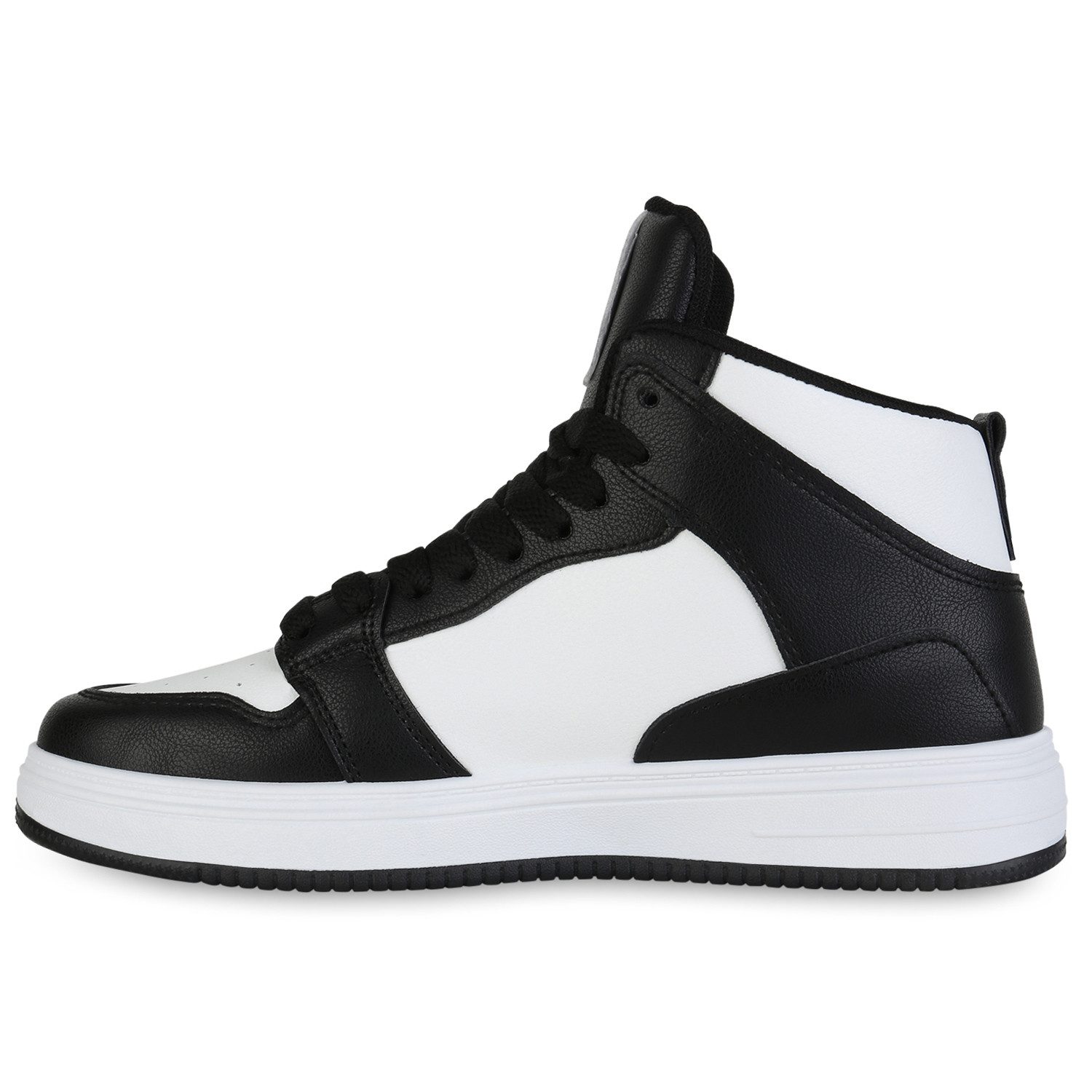 VAN HILL 840181 Sneaker Damen Sneaker High Schnürer Bequeme Profil-Sohle günstig online kaufen