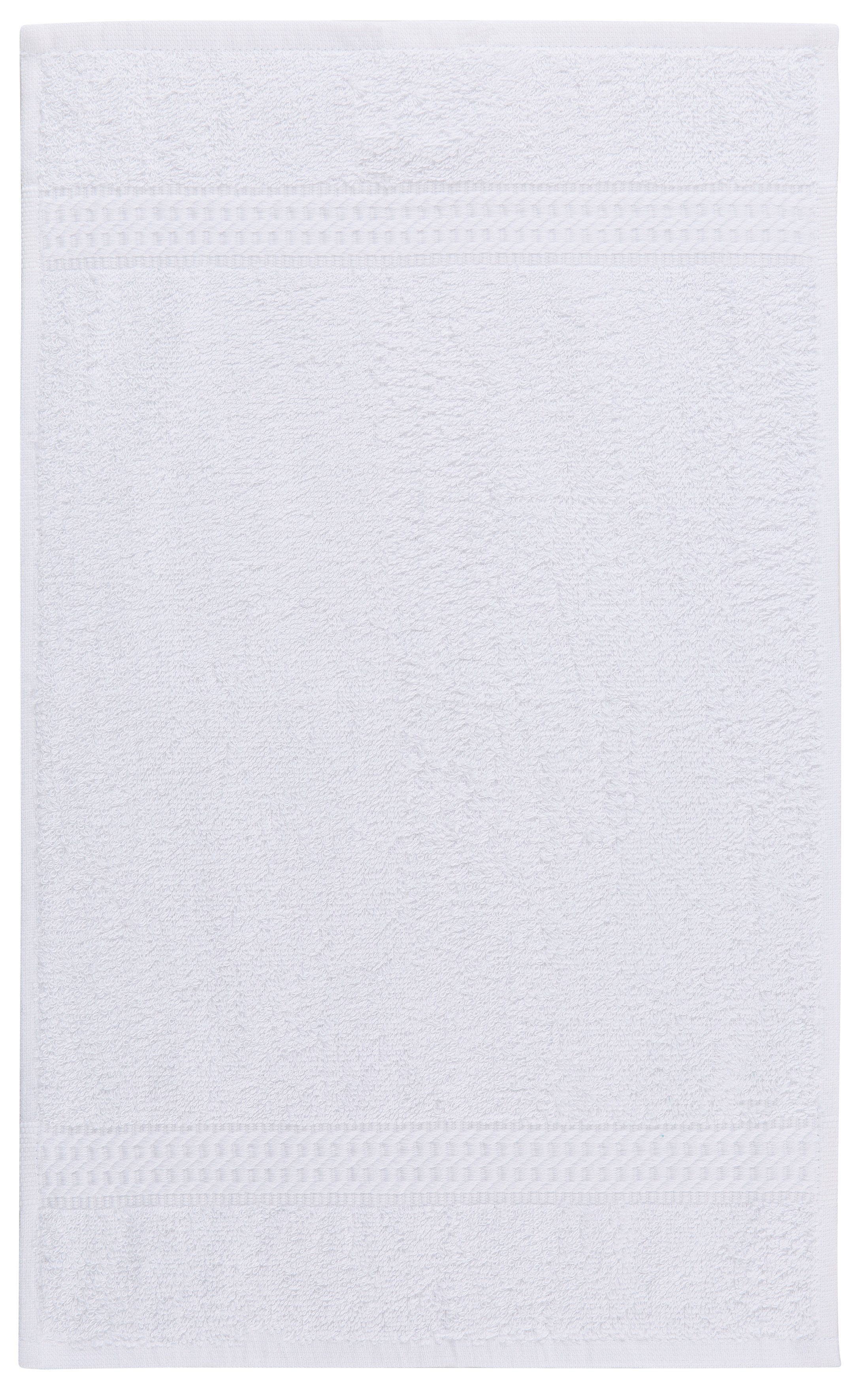 home Handtuch-Set Serie, in weiß Baumwolle im 100% my Walkfrottee Set Uni-Farben, Gästehandtücher als Juna, und (6-St),