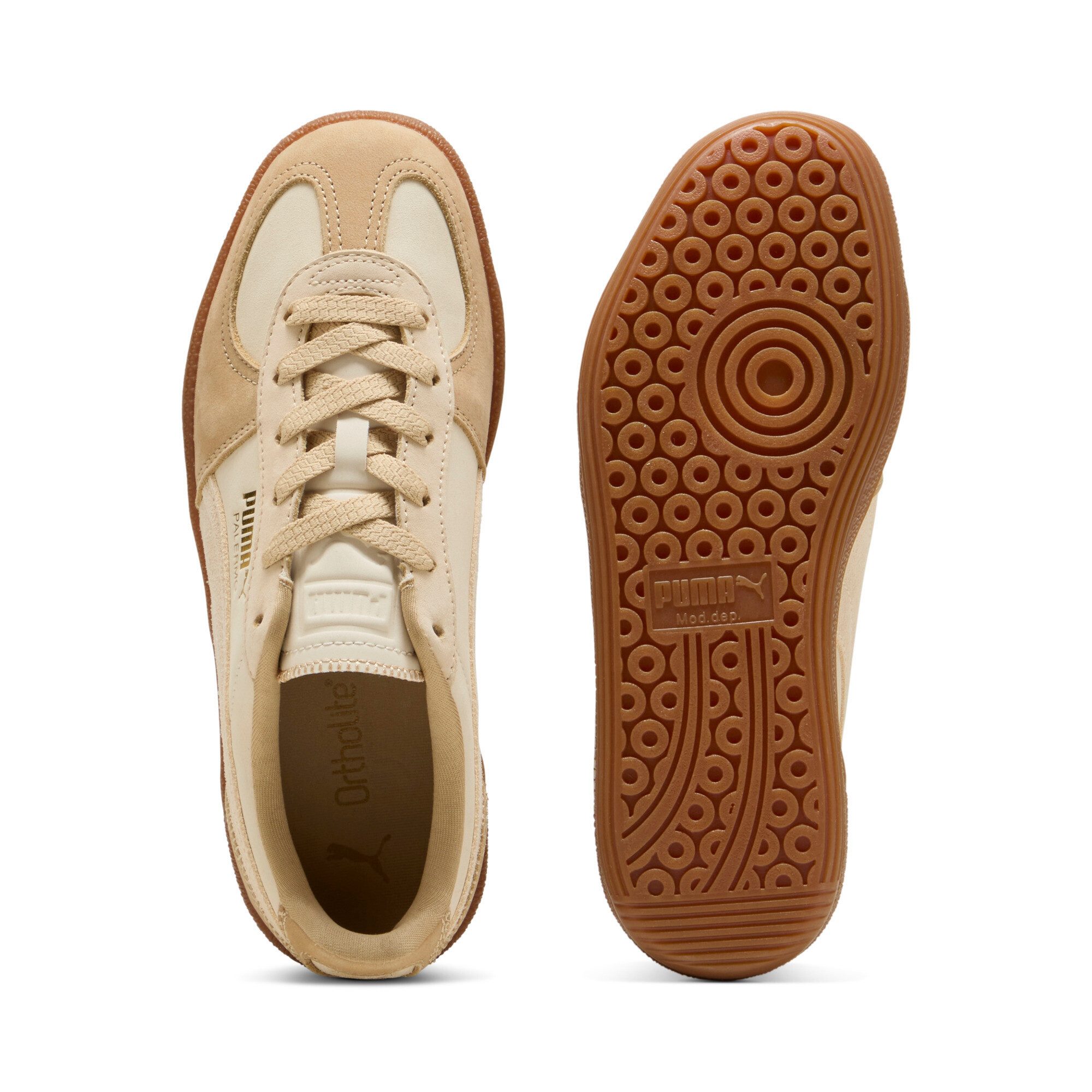 PUMA PALERMO LUX WNS Sneaker mit Plateausohle, aus Leder, mit Gummilaufsohle, mit Schnürung – Bild 4 von 5