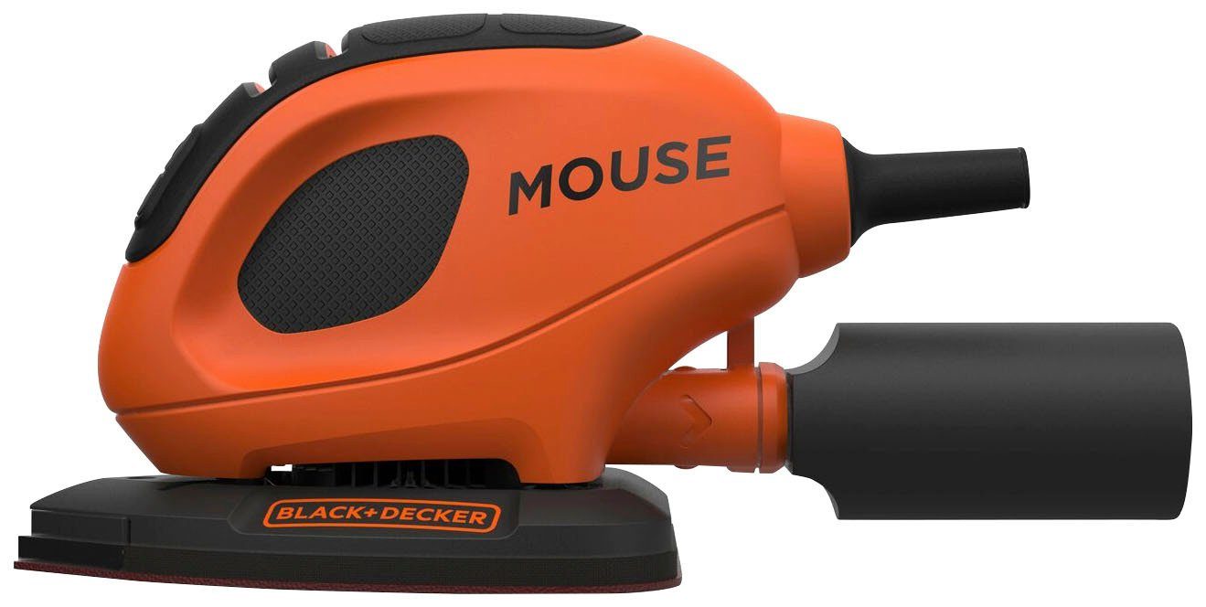 Black + Decker Deltaschleifer BEW230BC, (Set, 16 tlg), inkl. 15-tlg. Schleif- und Fingerschleifpapier-Sortiment und Tasche