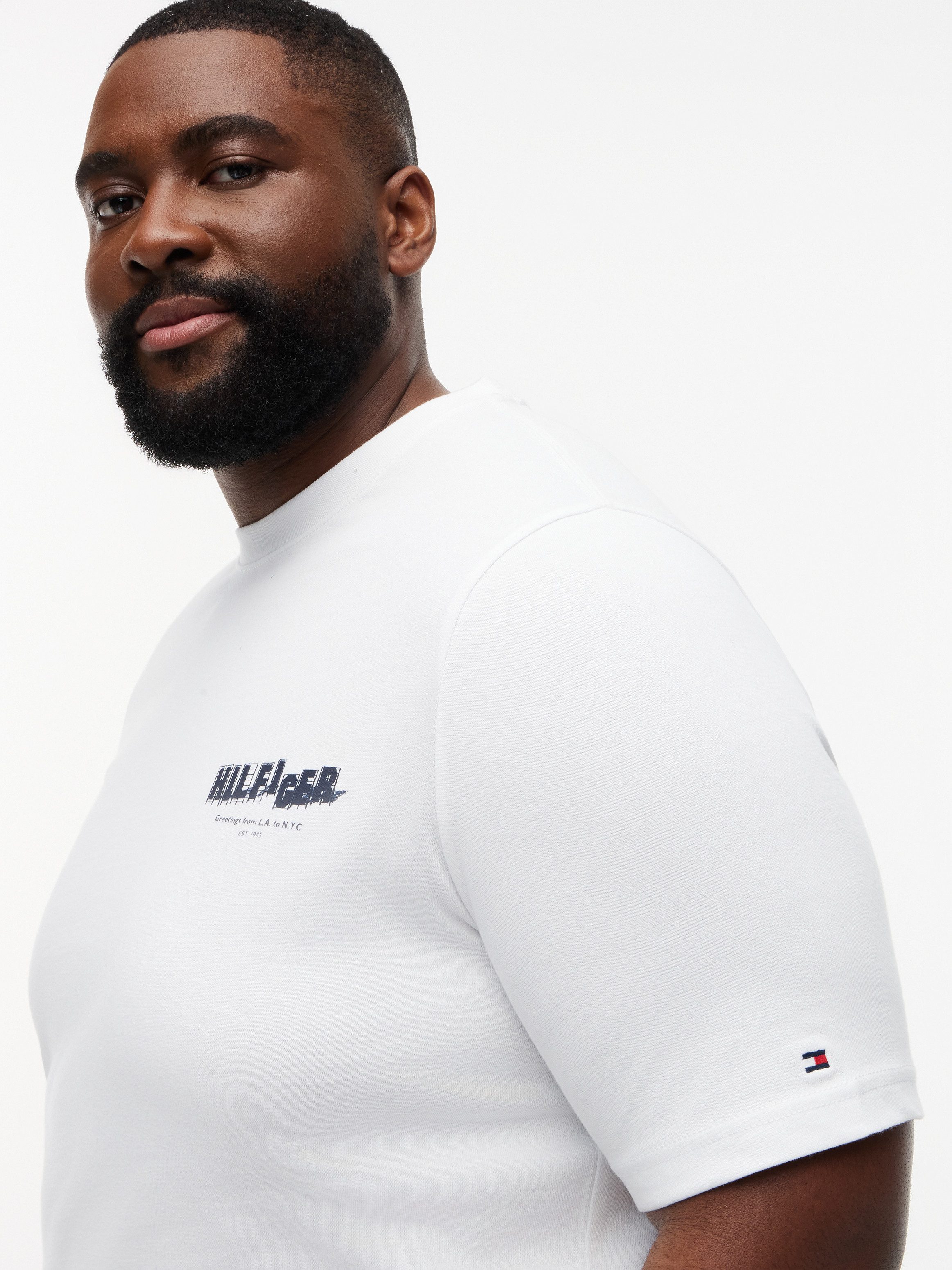 Tommy Hilfiger Big & Tall T-Shirt BT-PHOTO PRINT HILFIGER mit großem Rückenprint