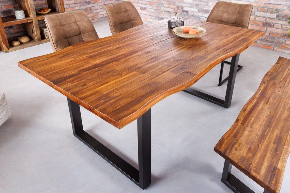 riess-ambiente Baumkantentisch GENESIS 140cm natur / günstig online kaufen