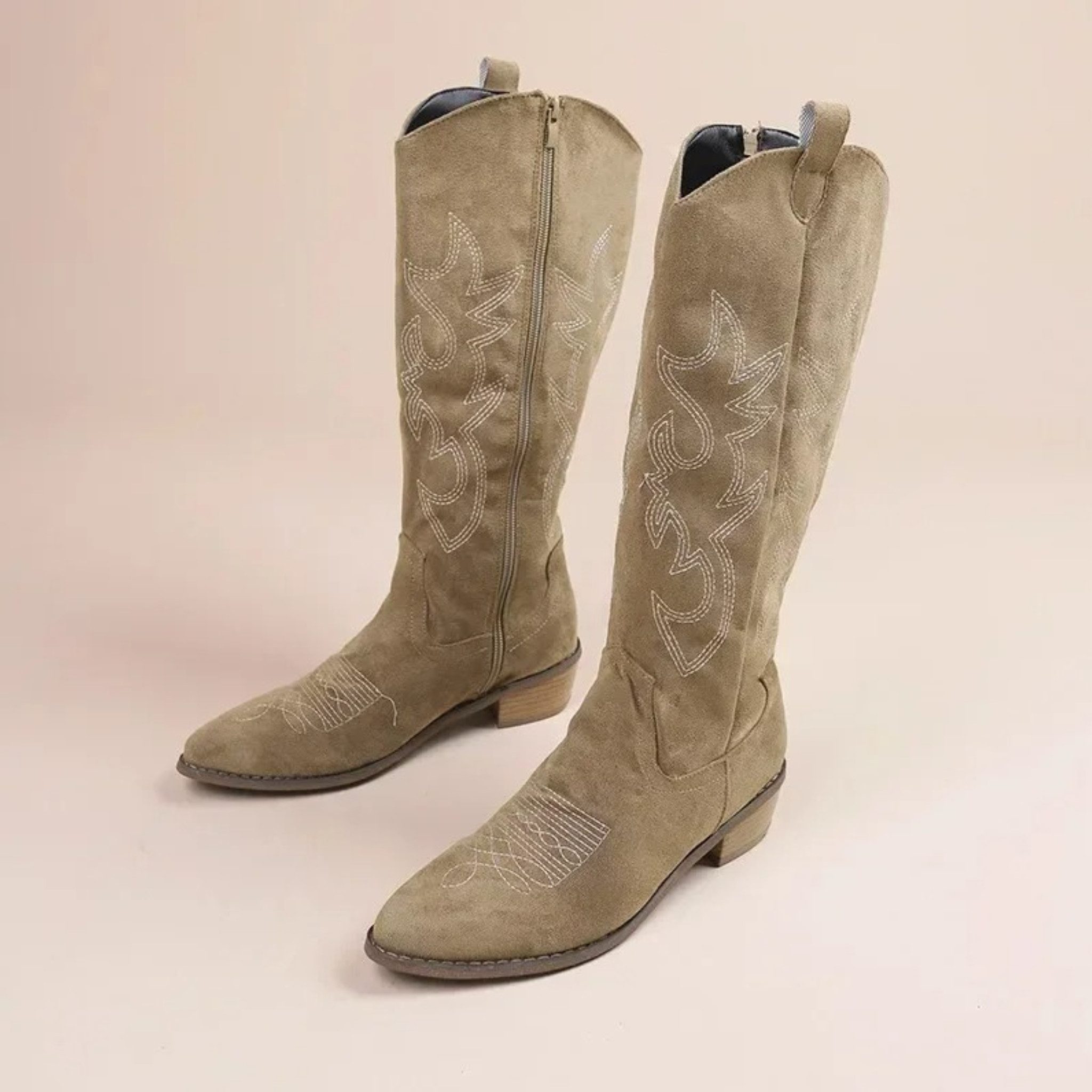 NEXORA Western Cowboystiefel Damen bestickt, Stiefel günstig online kaufen