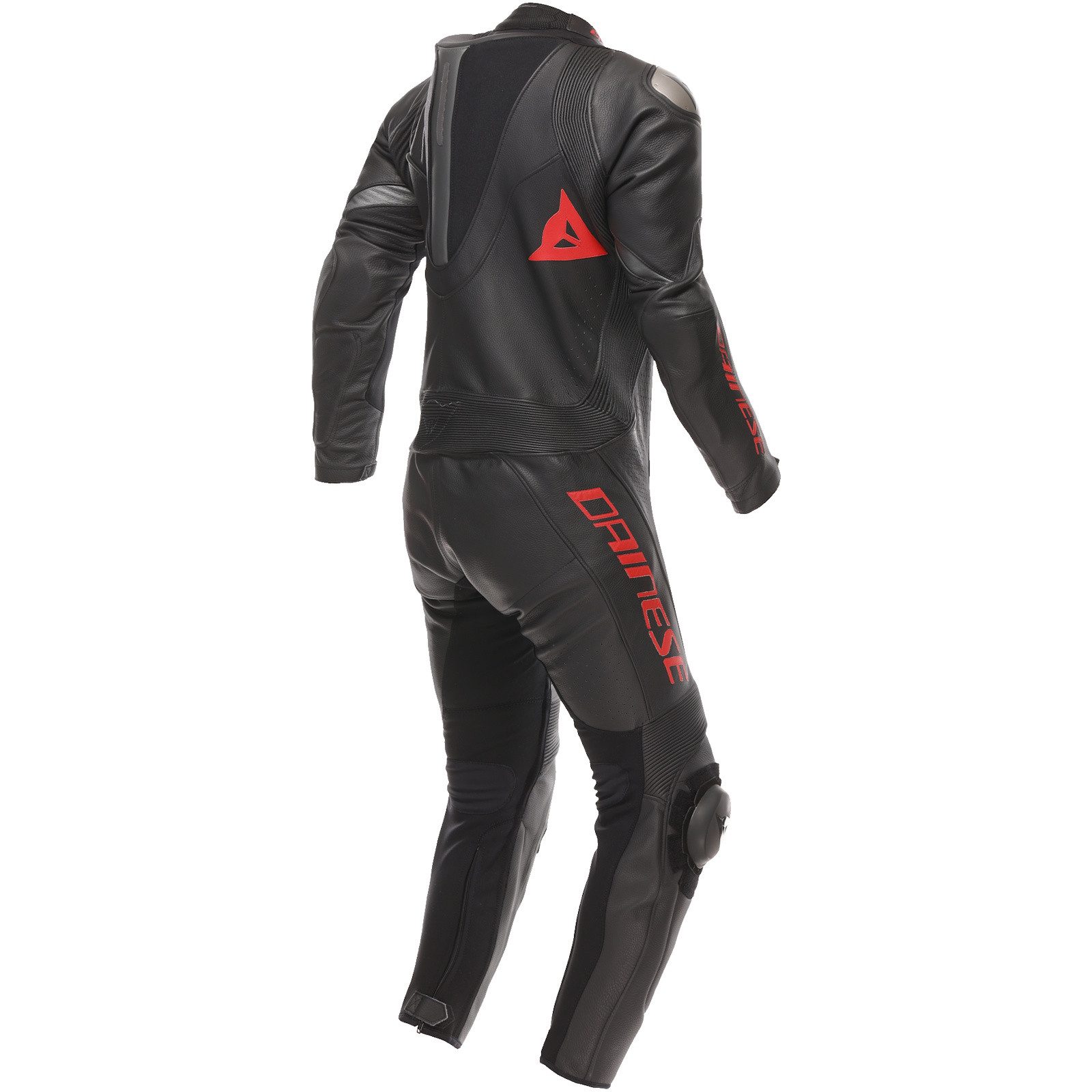Dainese Motorradkombi Dainese Demon Sprint 1tlg. Perf. Lederkombi Schwarz / Schwarz / Rot