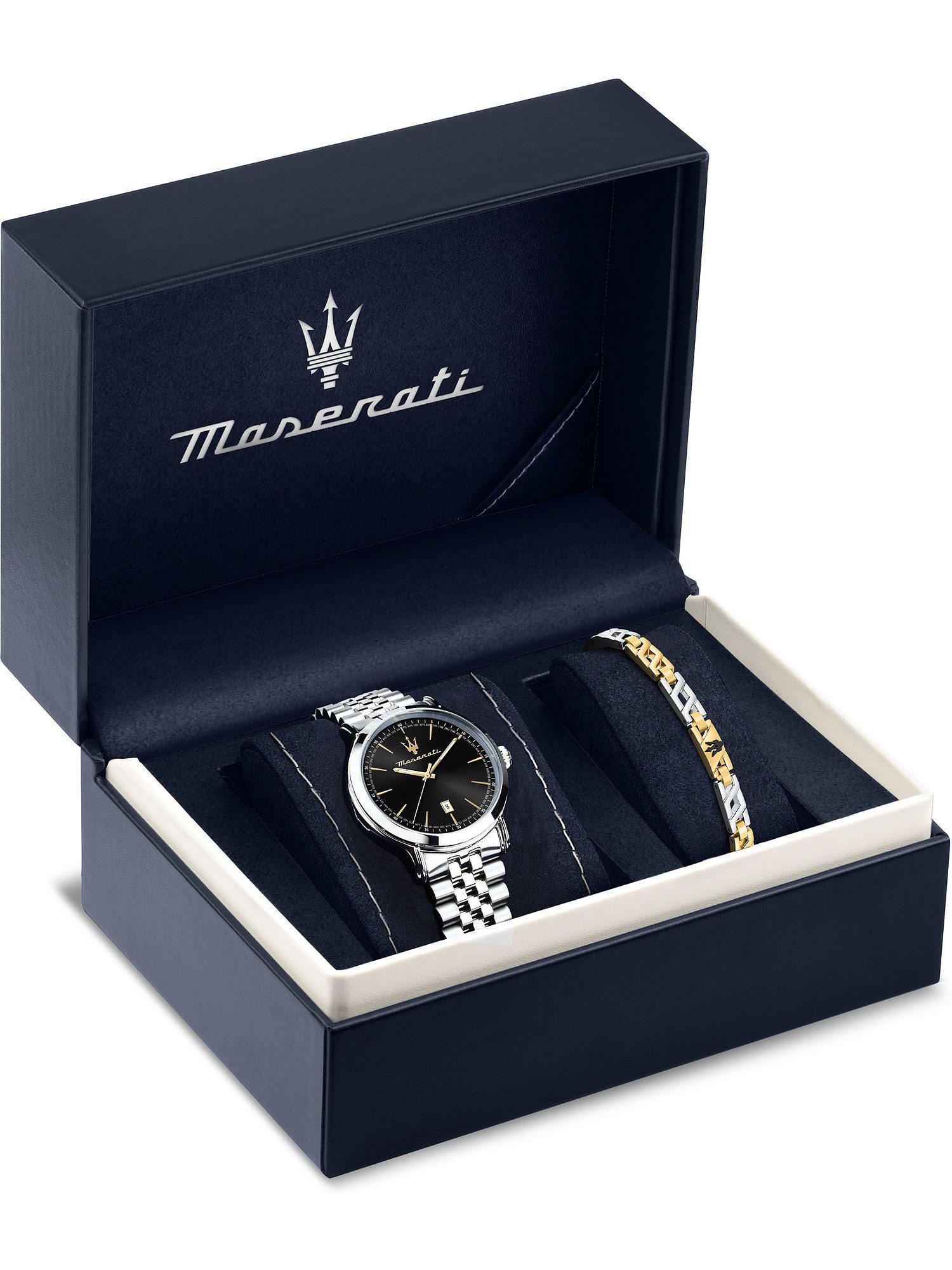 MASERATI Chronograph Maserati Herren-Uhren-Sets Analog Quarz günstig online kaufen
