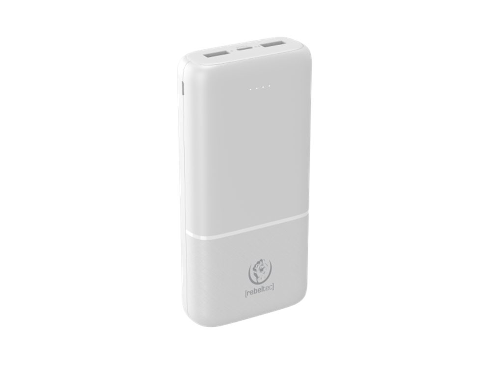 Rebeltec Powerbank P20 10W 20000mAh weiß Powerbank
