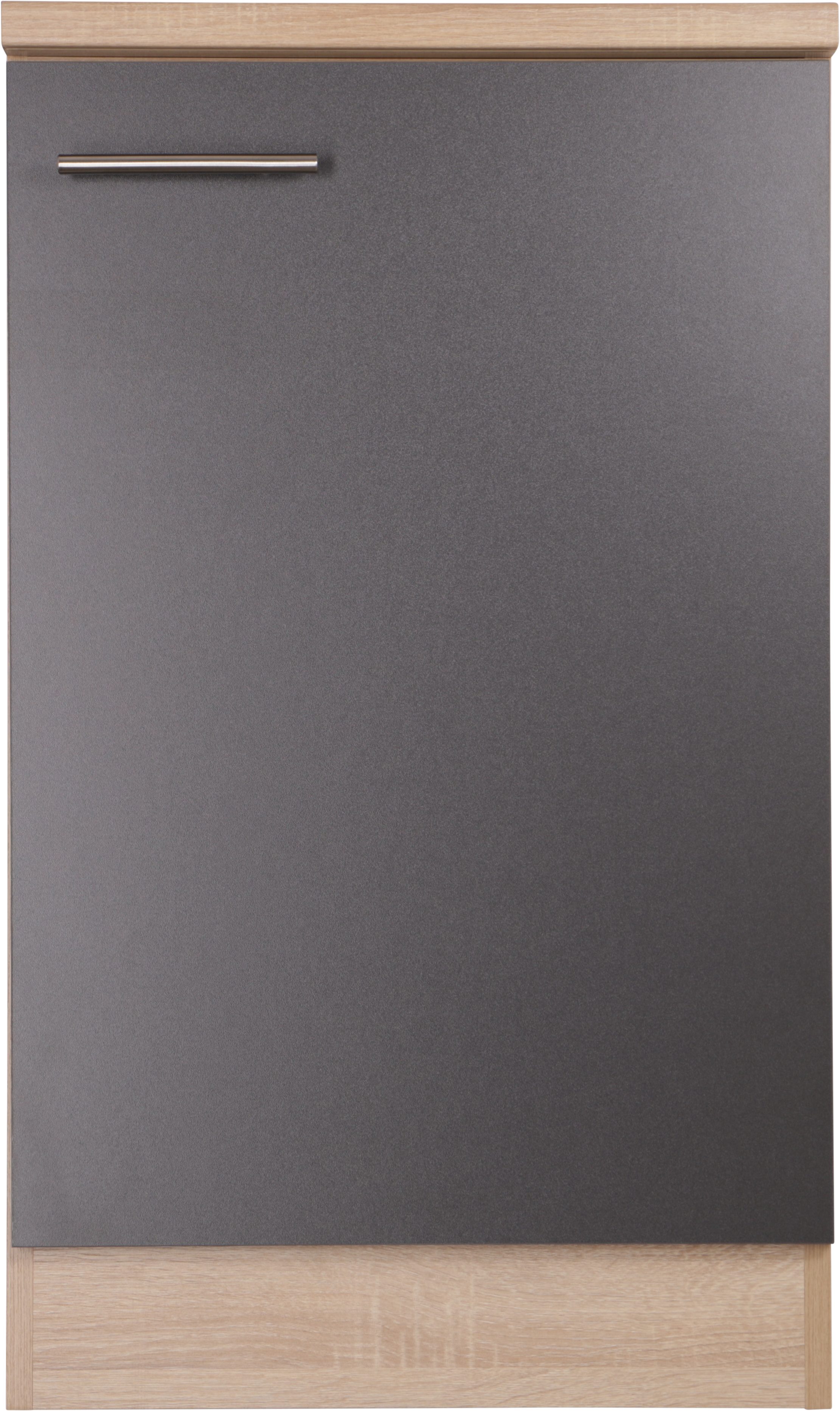 RESPEKTA Spülenschrank Merle Breite 50 cm, Soft-Close, Griffe aus Metall, 85 cm Arbeitshöhe