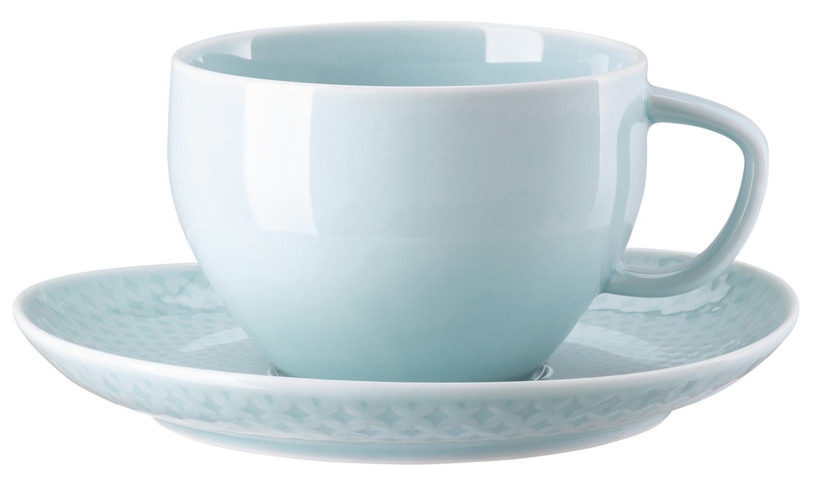 Rosenthal Tasse Junto Opal Green Cafe au Lait 2tlg., Porzellan