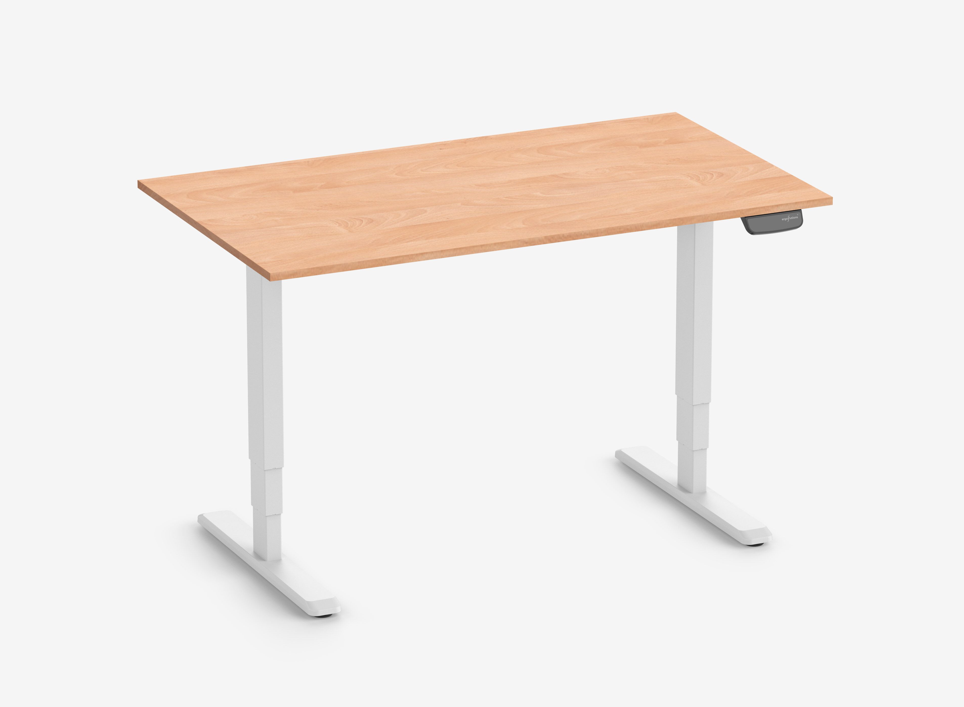 Ergolutions Schreibtisch PRIMUS XL elektrisch höhenverstellbarer Schreibtisch, 140 kg Traglast / App / Leise / Timer / Memory / Kollisionssensor