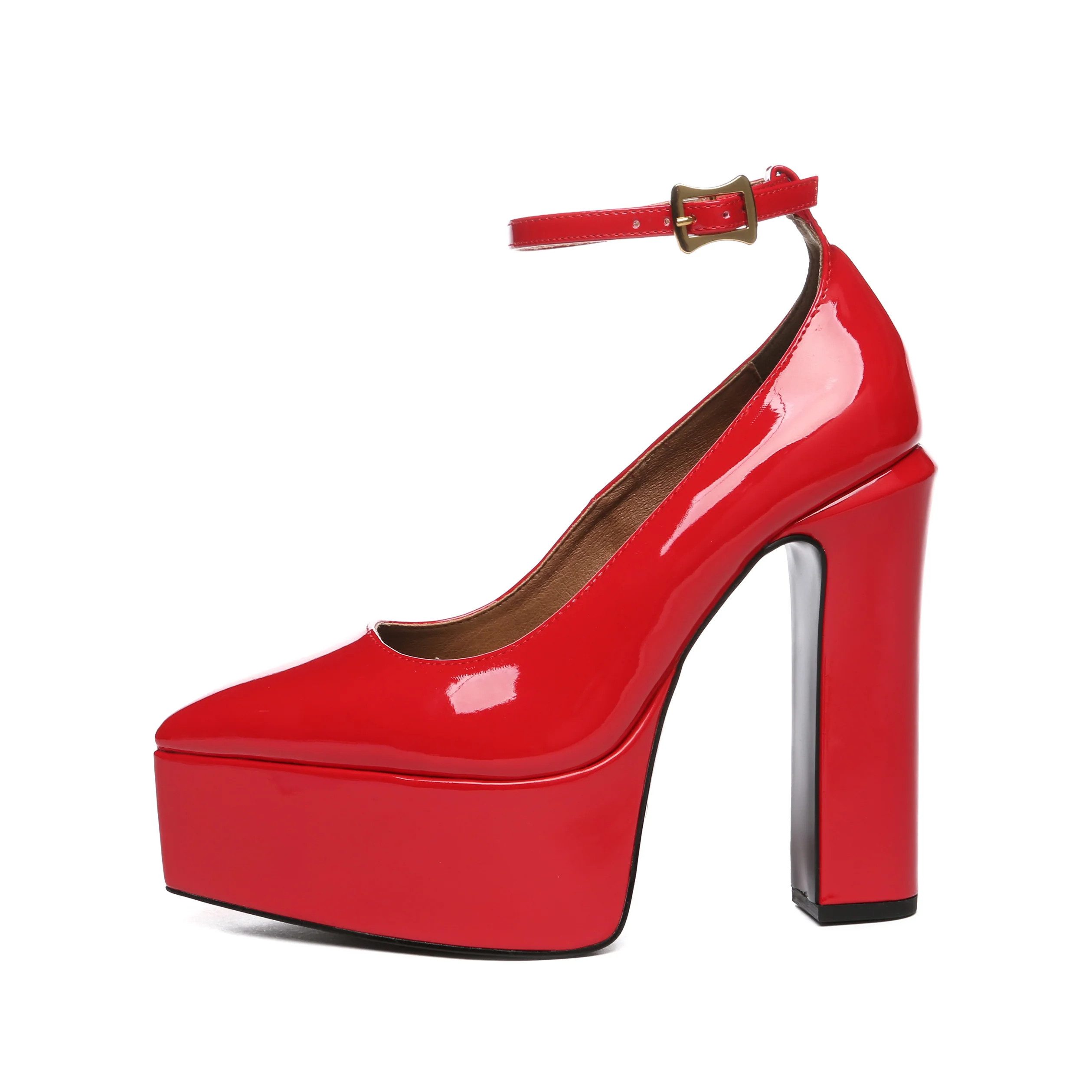 Giaro STYLET Plateaupumps 14 cm Absatzhöhe, 4 cm Plateau, veganes Leder