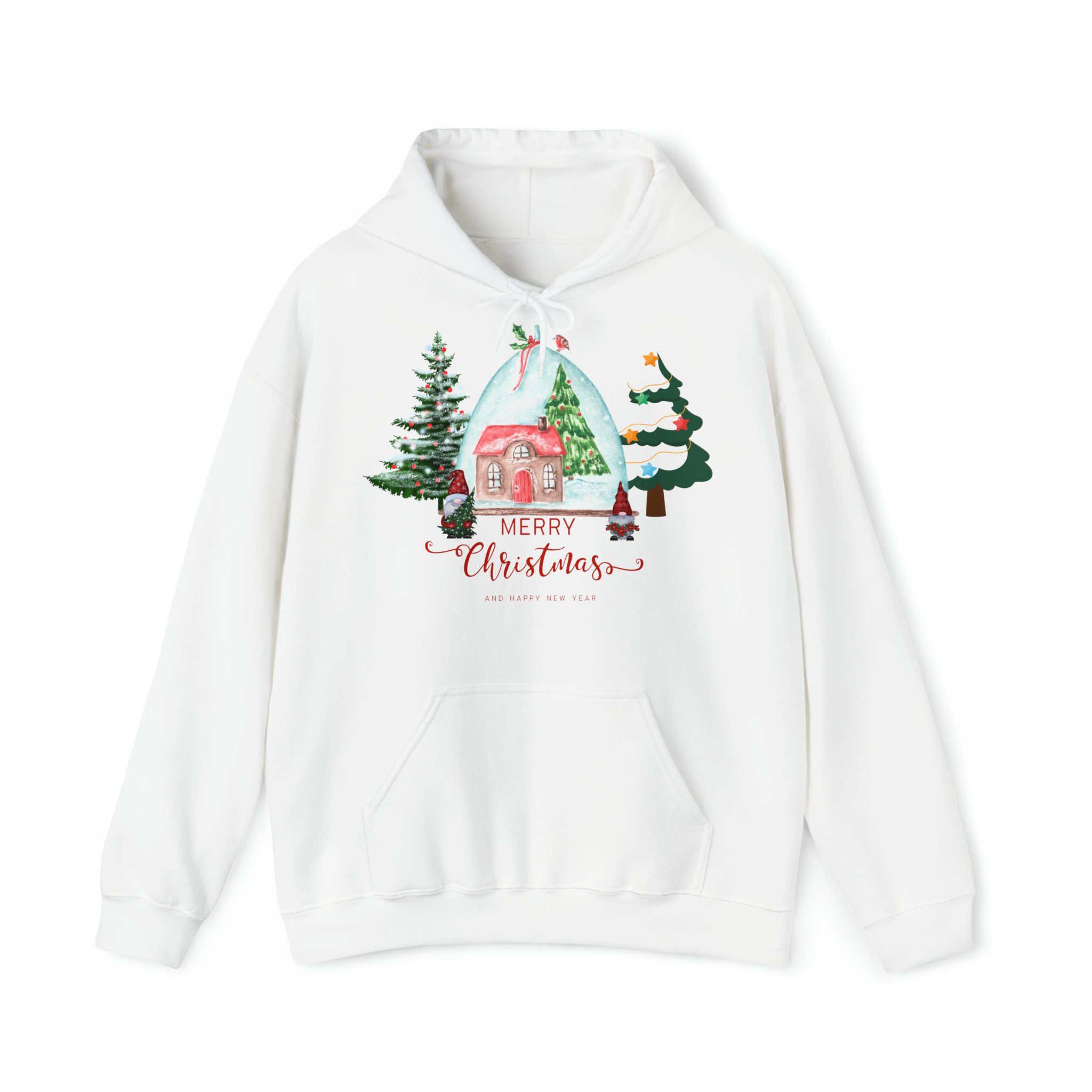 Quality Elegance Weihnachtssweatshirt Cute Christmas Hoodie, Weihnachtspullover Christmas Sweater White
