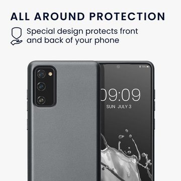 kwmobile Handyhülle Hülle für Samsung Galaxy S20 FE, Silikon Case - Soft Handyhülle - Handy Cover in Metallic Grau
