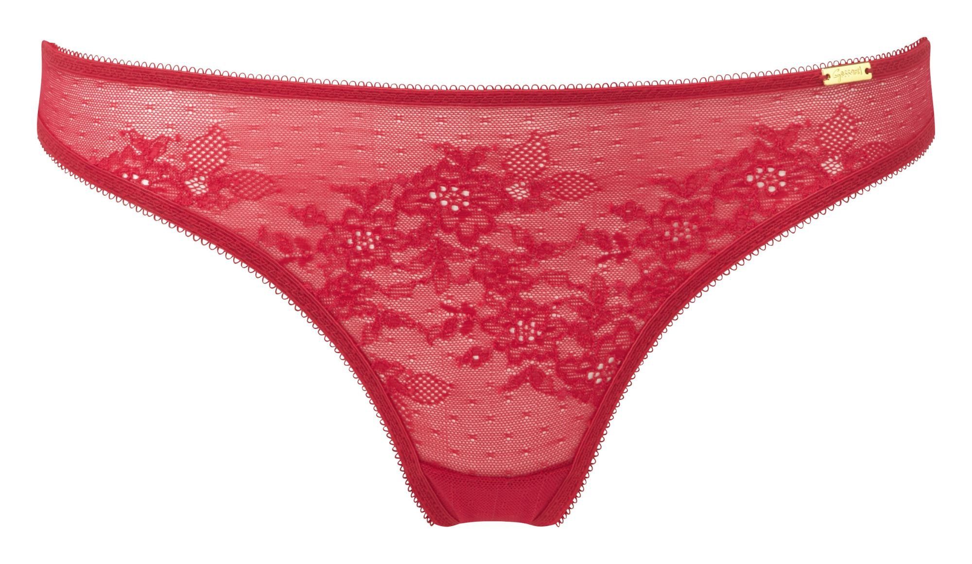String Glossies Lace String Lipstick Red