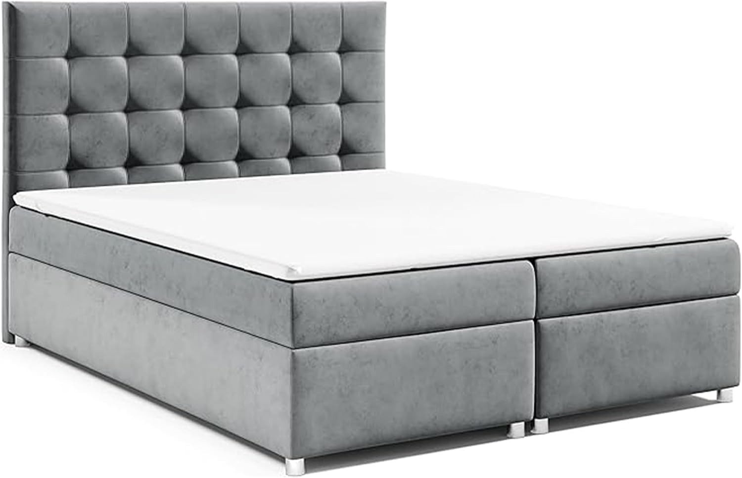 Best for Home Boxspringbett mit Bettkasten Trinity K-12 Bonellfederkern inkl. 7 cm Topper (140x200 160x200 180x200 200x200 cm), Handwerksqualität, TOP Preis-Leistungs-Verhältnis