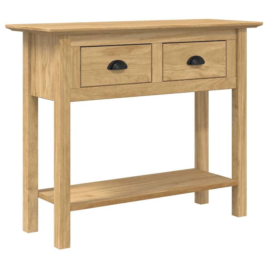 vidaXL Beistelltisch Konsolentisch BODO Honigbraun 91 x 34,7 x 74 cm Holzwerkstoff (1-St)