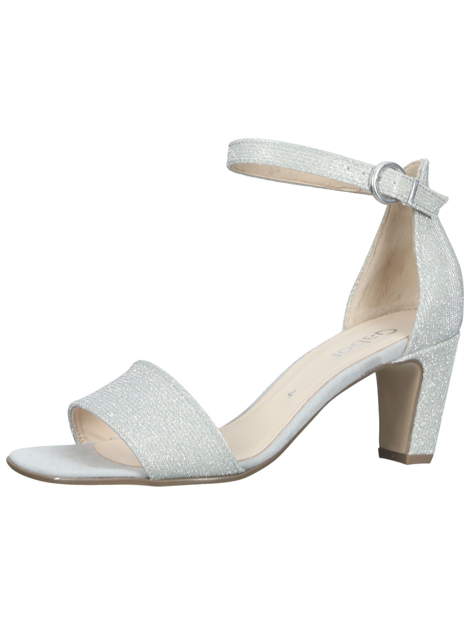 Sandalen Leder/Textil . Riemchensandalette