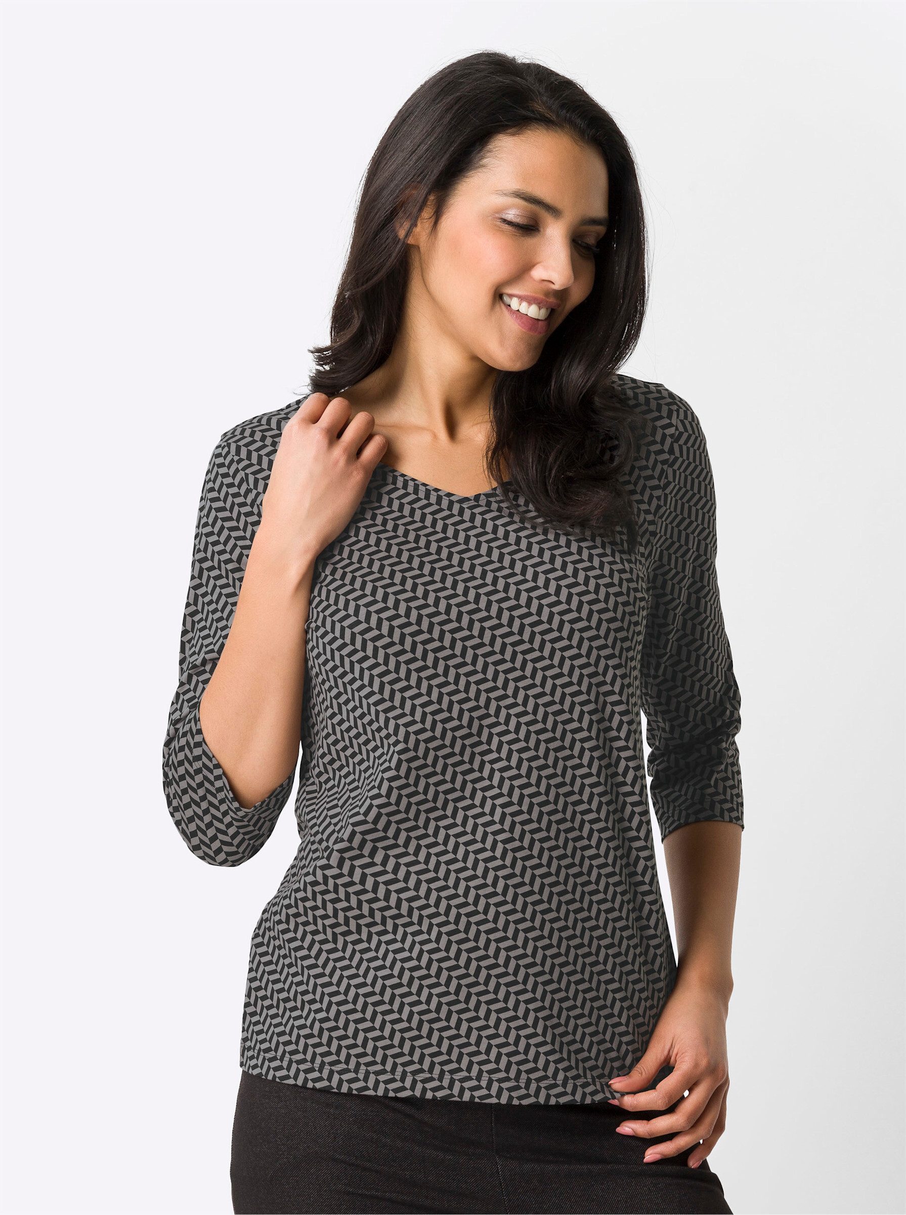 Sieh an! Trainingsshirt 3/4-Arm-Shirt . günstig online kaufen