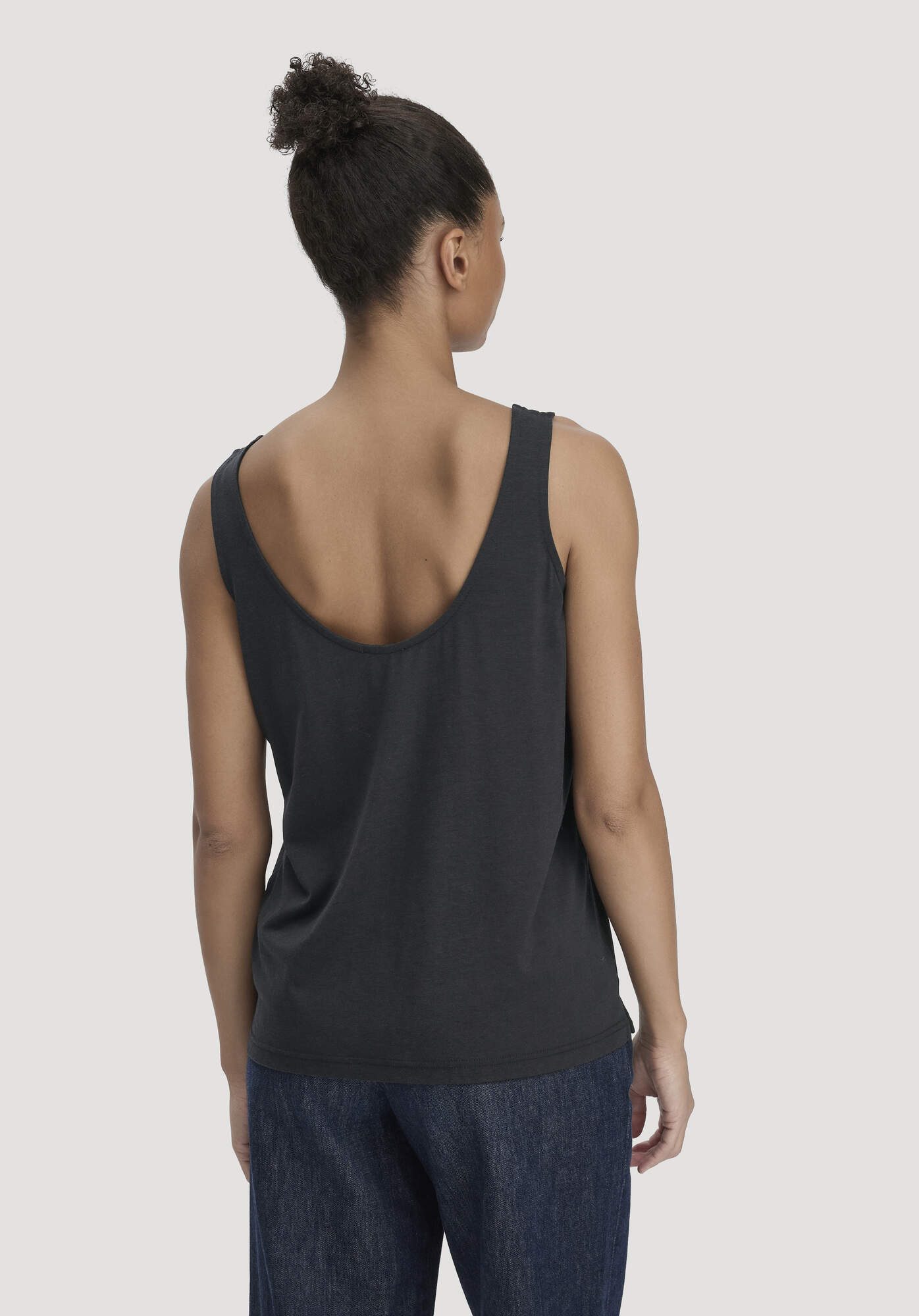 Hessnatur Shirttop aus TENCEL™ Lyocell mit Bio-Baumwolle (1-tlg)