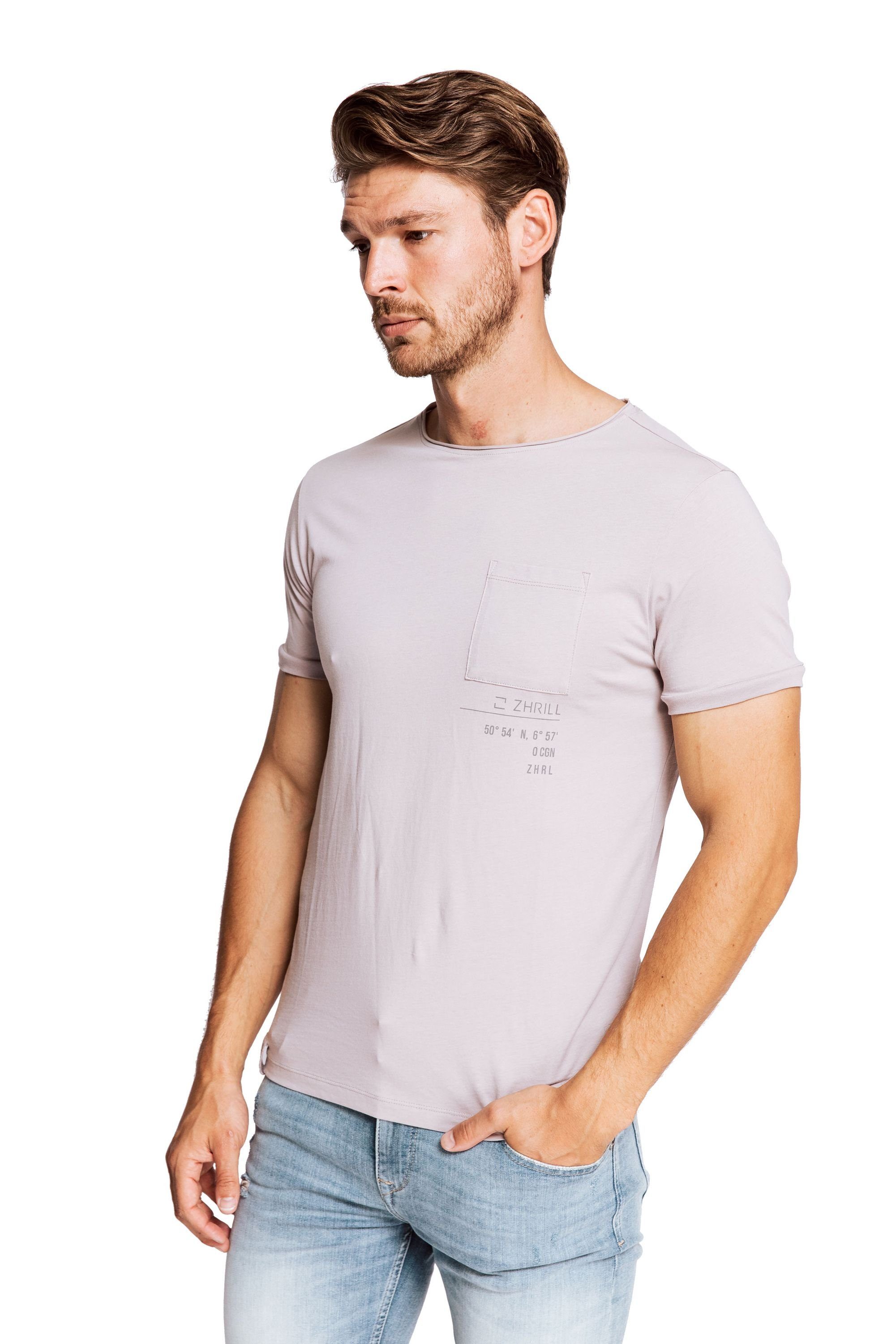 Zhrill Longshirt T-Shirt PIERRE Lavender (0-tlg)