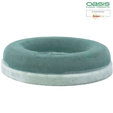Oasis Schaumgummi OASIS® ECObase® Ring - 4 x 18 cm Ø, innen: 9 cm Ø - 6 St.