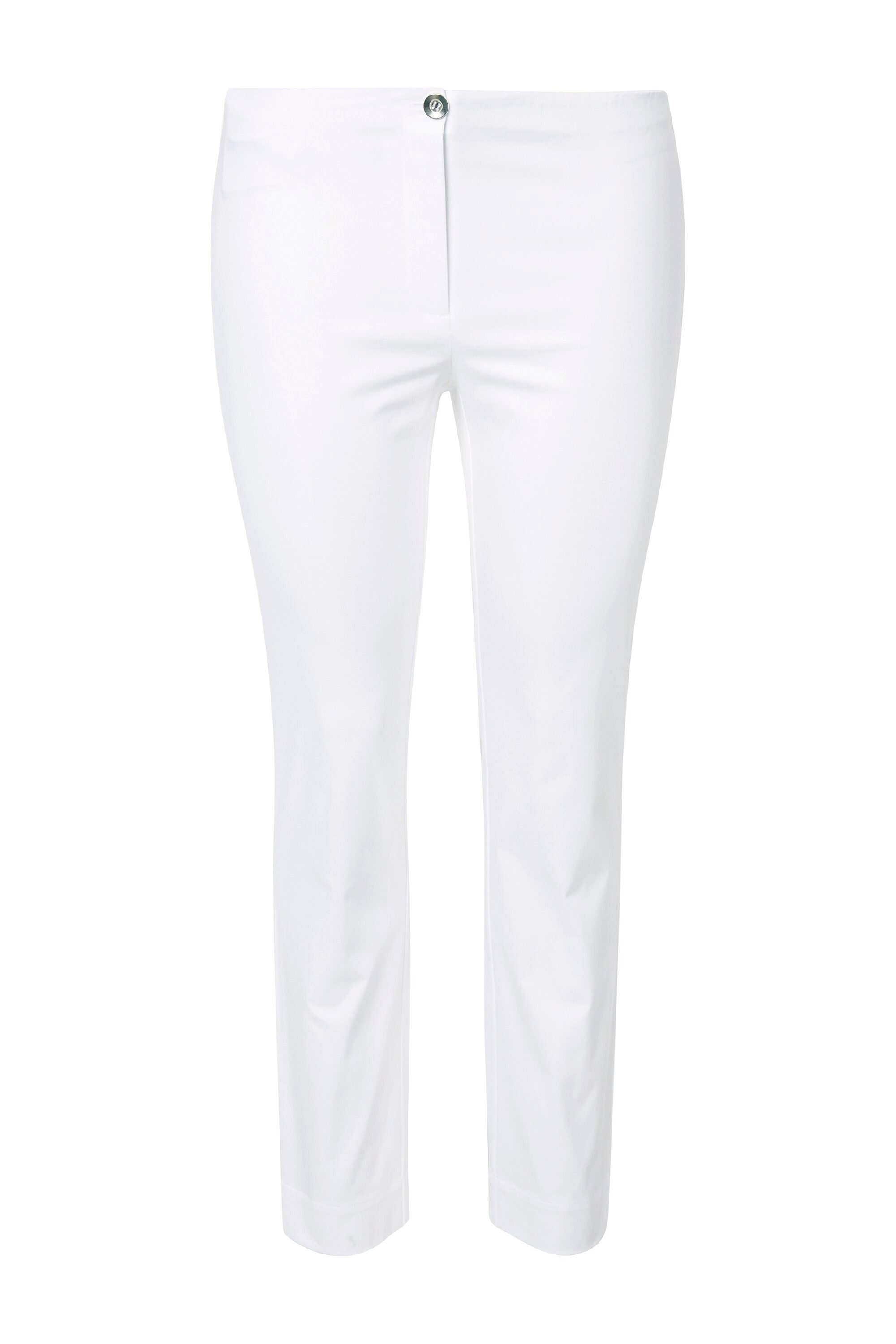 Ulla Popken Chinohose Chino-Hose Slim Elastikbund Saumschlitze günstig online kaufen