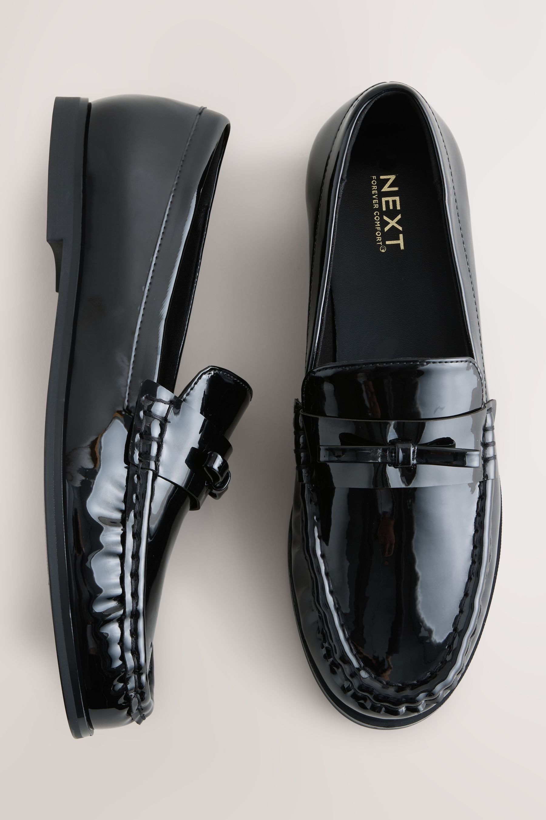 Next Forever Comfort® Loafer mit Schleife und Raffung Loafer (1-tlg)